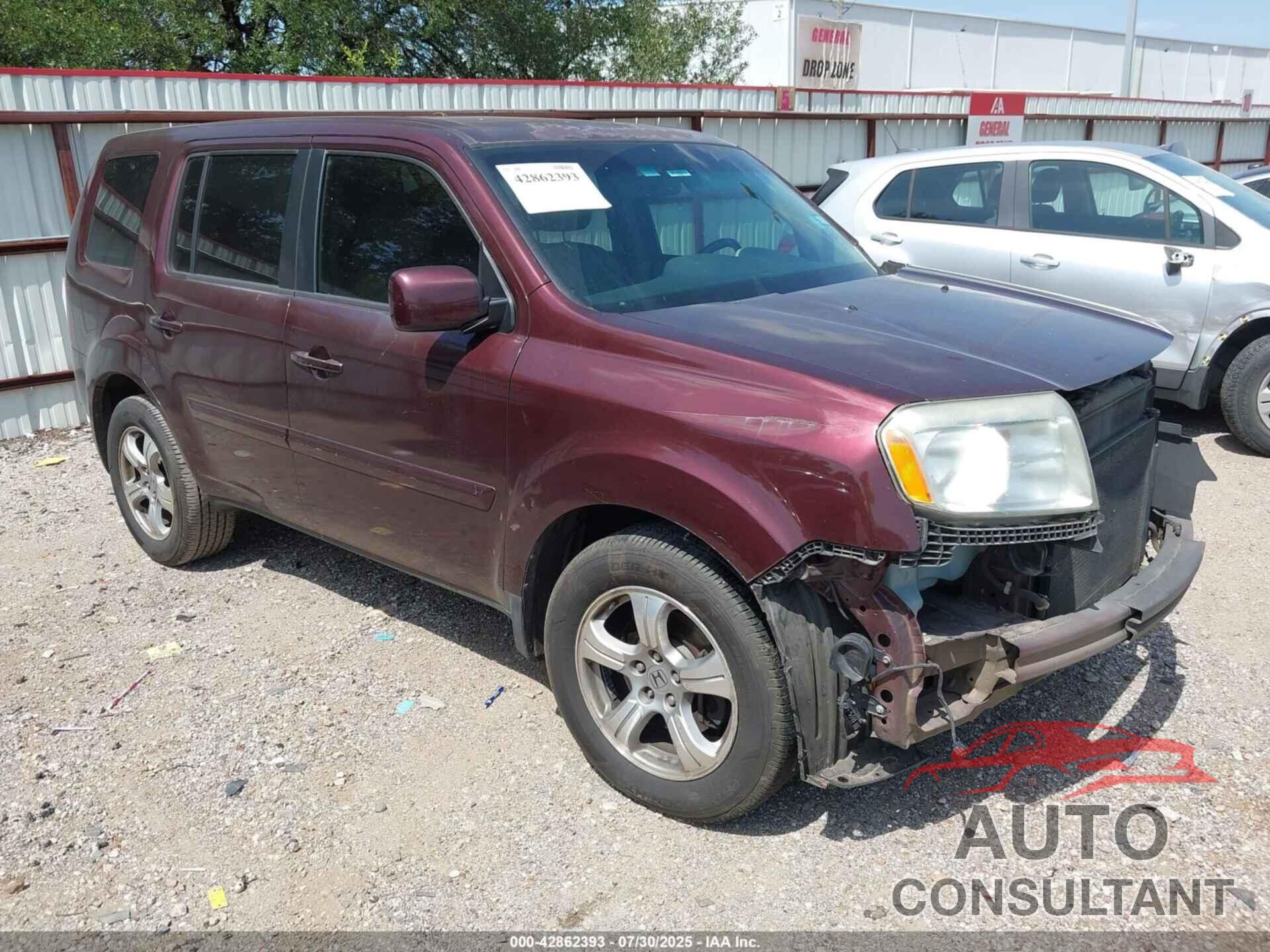 HONDA PILOT 2013 - 5FNYF3H53DB032886