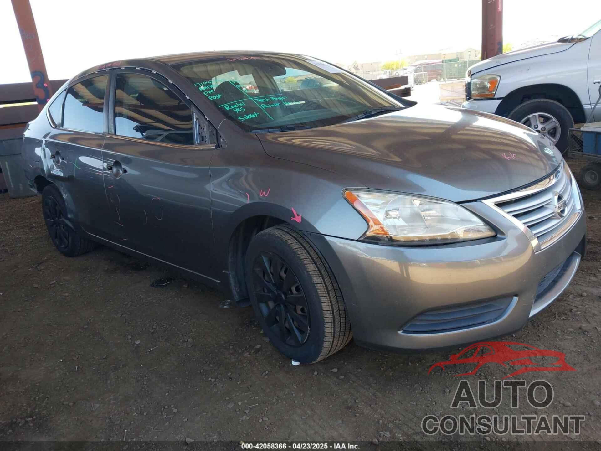 NISSAN SENTRA 2015 - 3N1AB7AP8FY278293