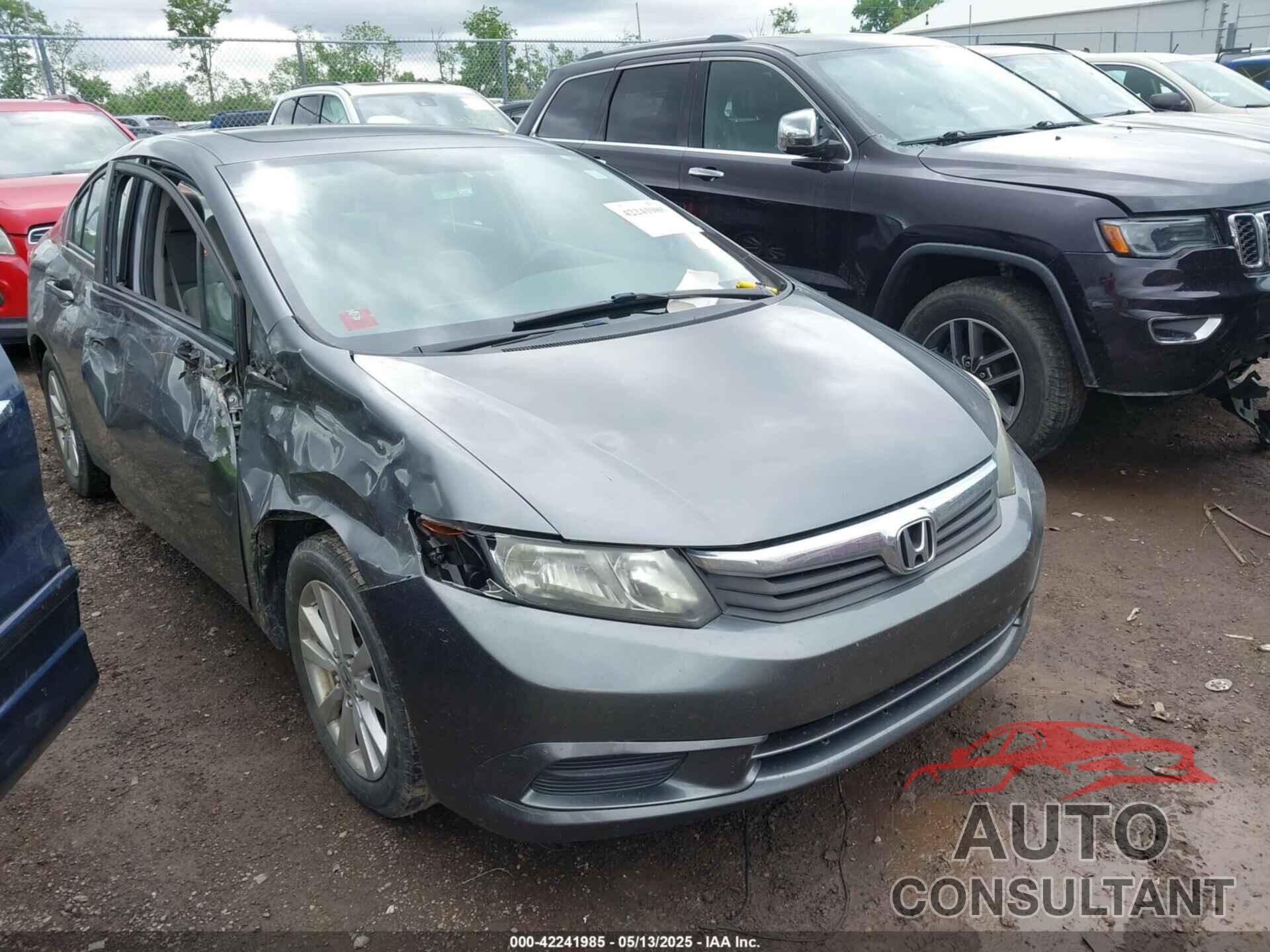 HONDA CIVIC 2012 - 19XFB2F88CE009702