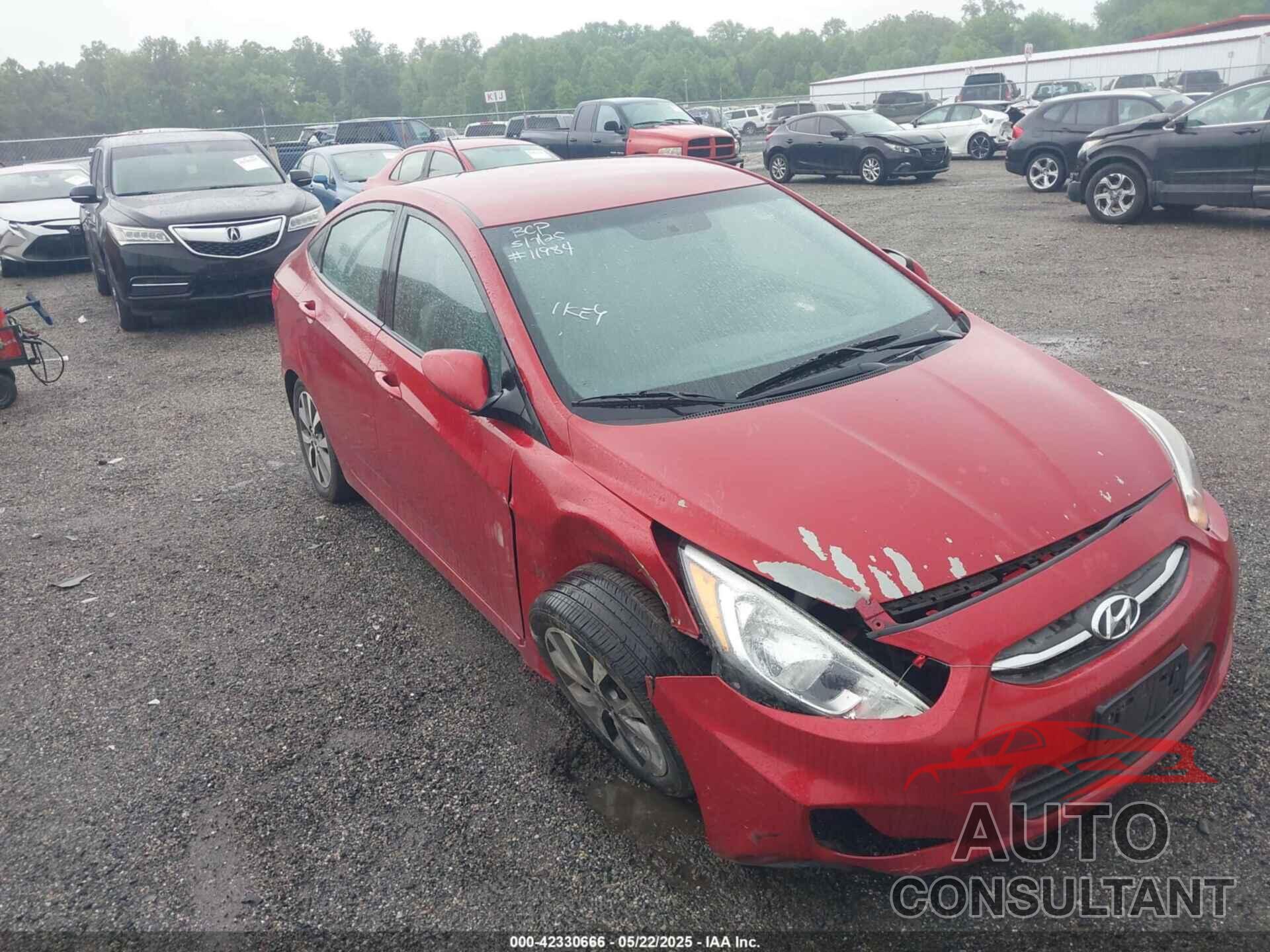 HYUNDAI ACCENT 2017 - KMHCT4AE2HU373711