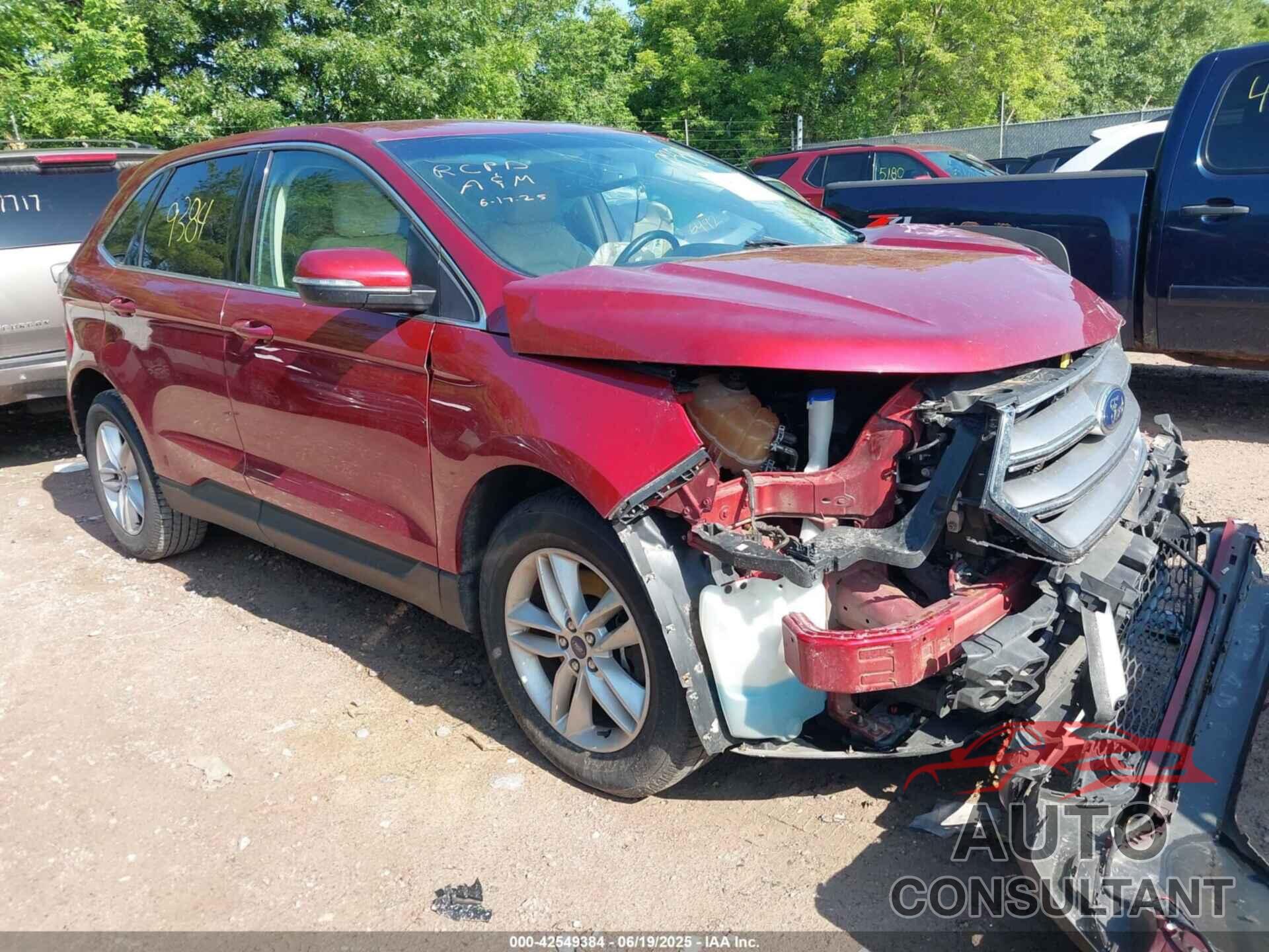 FORD EDGE 2015 - 2FMTK4J90FBC30474