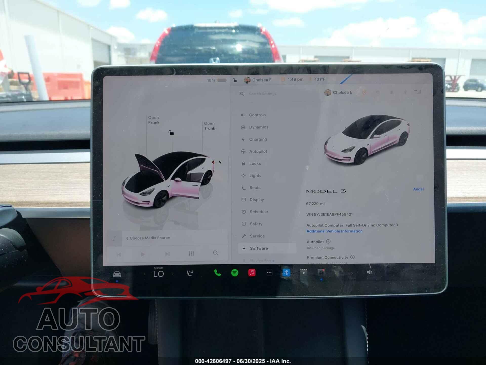 TESLA MODEL 3 2023 - 5YJ3E1EA8PF458421