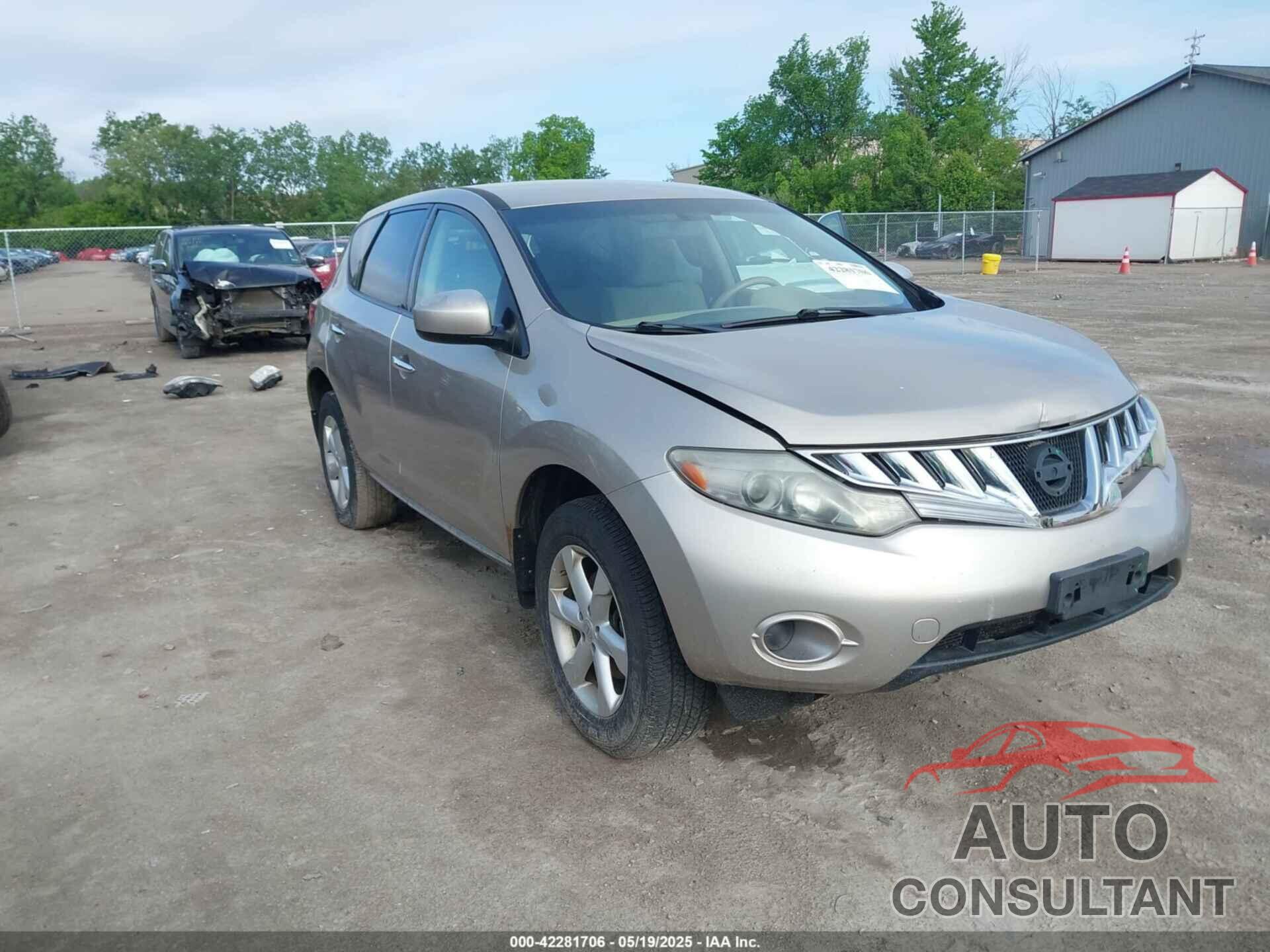 NISSAN MURANO 2010 - JN8AZ1MW7AW123439