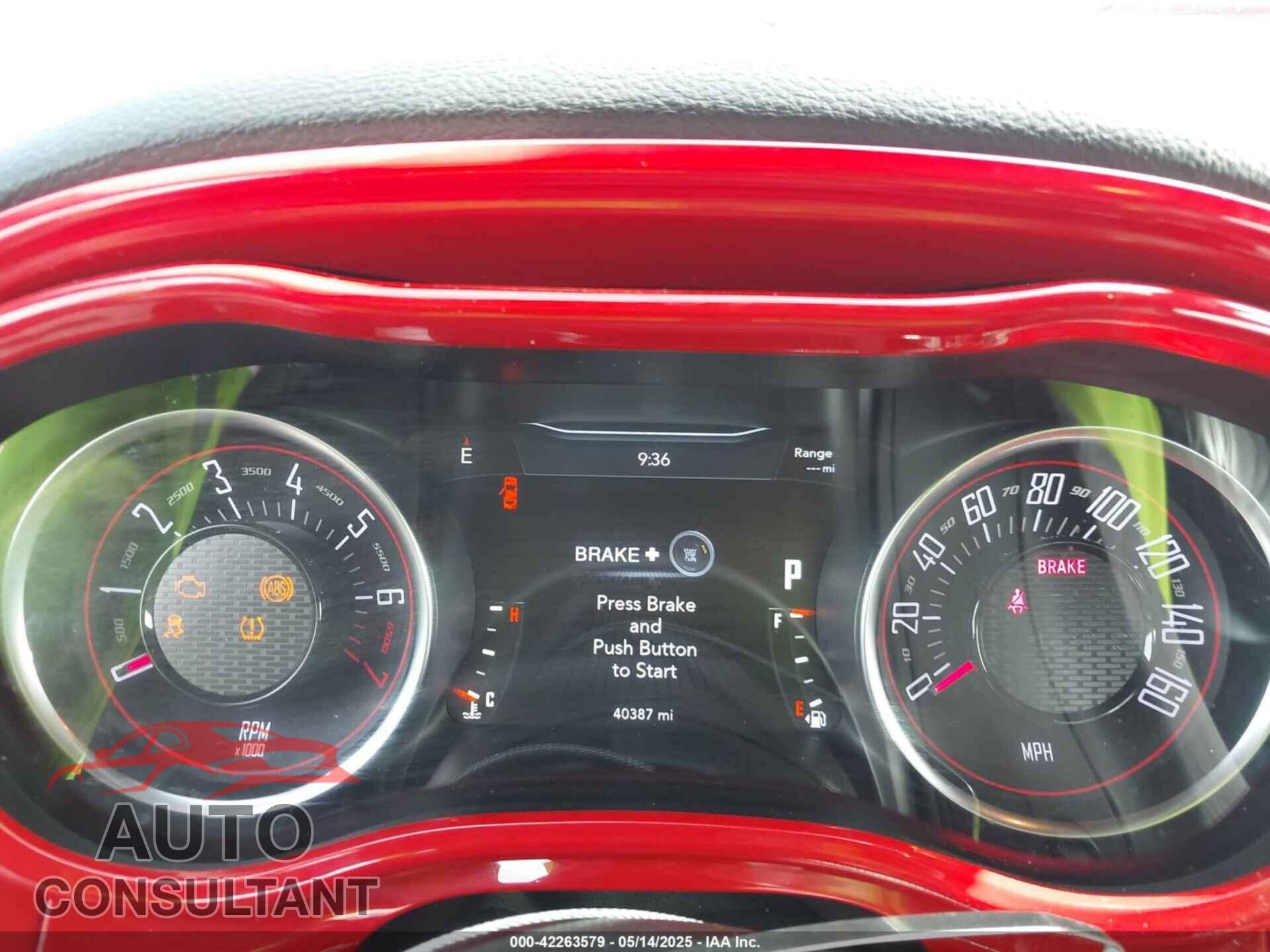 DODGE CHALLENGER 2019 - 2C3CDZAG7KH634586