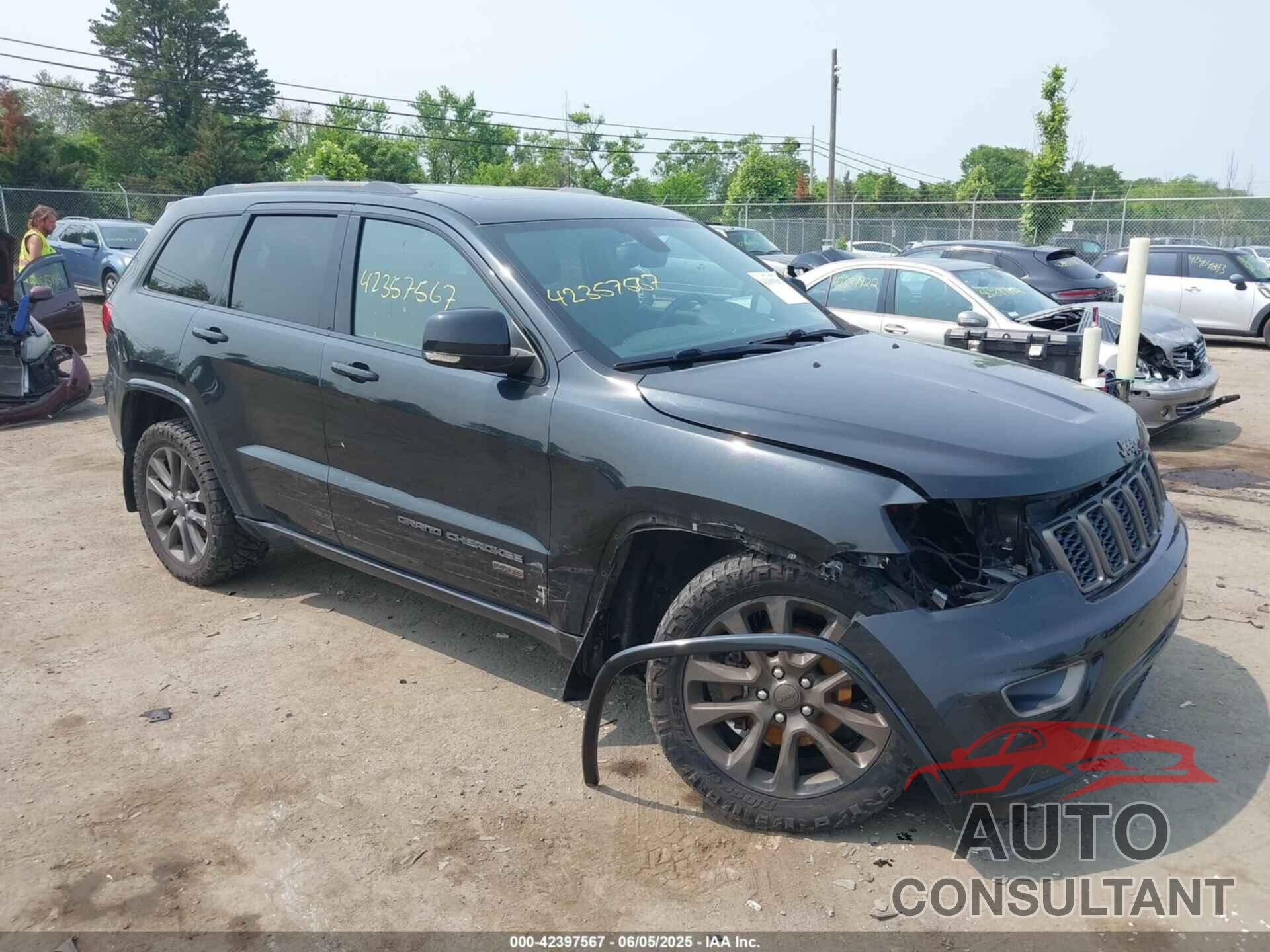 JEEP GRAND CHEROKEE 2016 - 1C4RJFBG5GC498626
