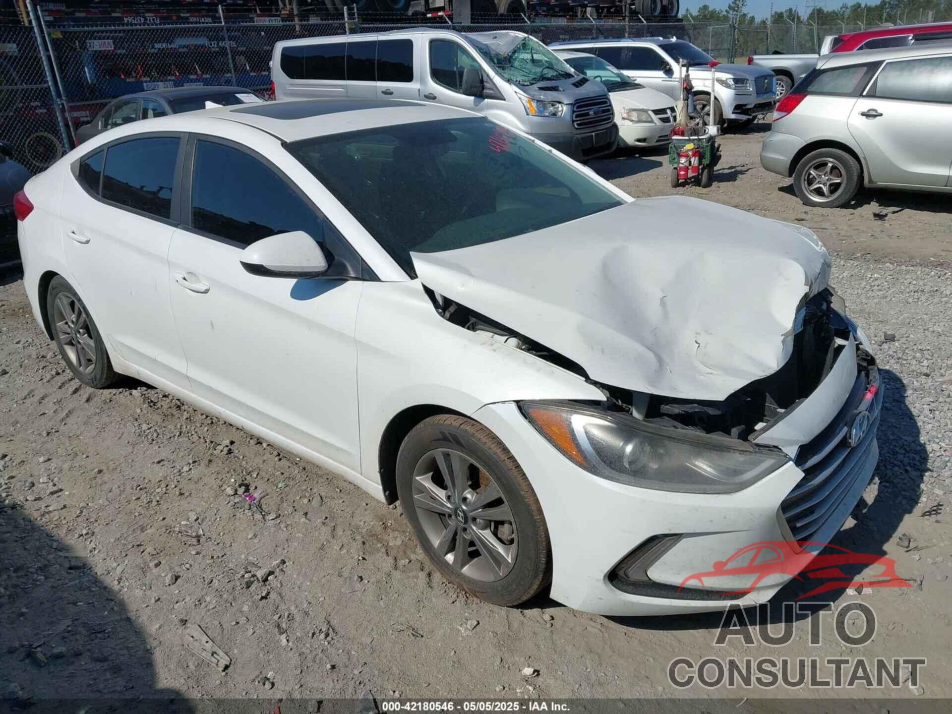 HYUNDAI ELANTRA 2018 - 5NPD84LF4JH339513