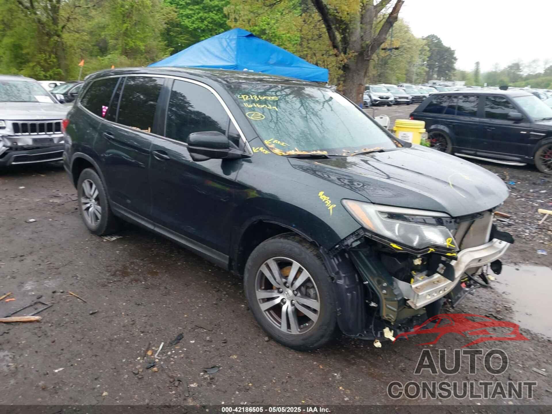 HONDA PILOT 2016 - 5FNYF6H56GB127609