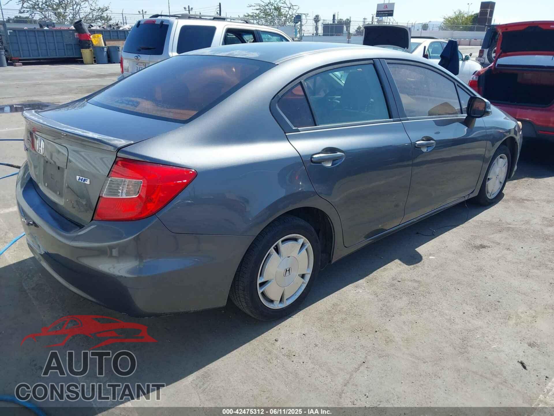 HONDA CIVIC 2012 - 2HGFB2F62CH322331