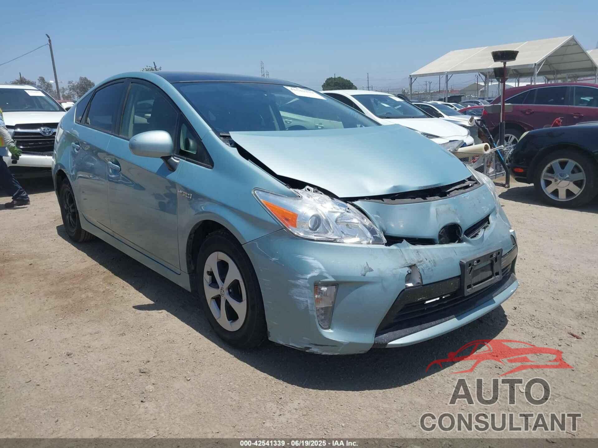 TOYOTA PRIUS 2013 - JTDKN3DU2D5702810