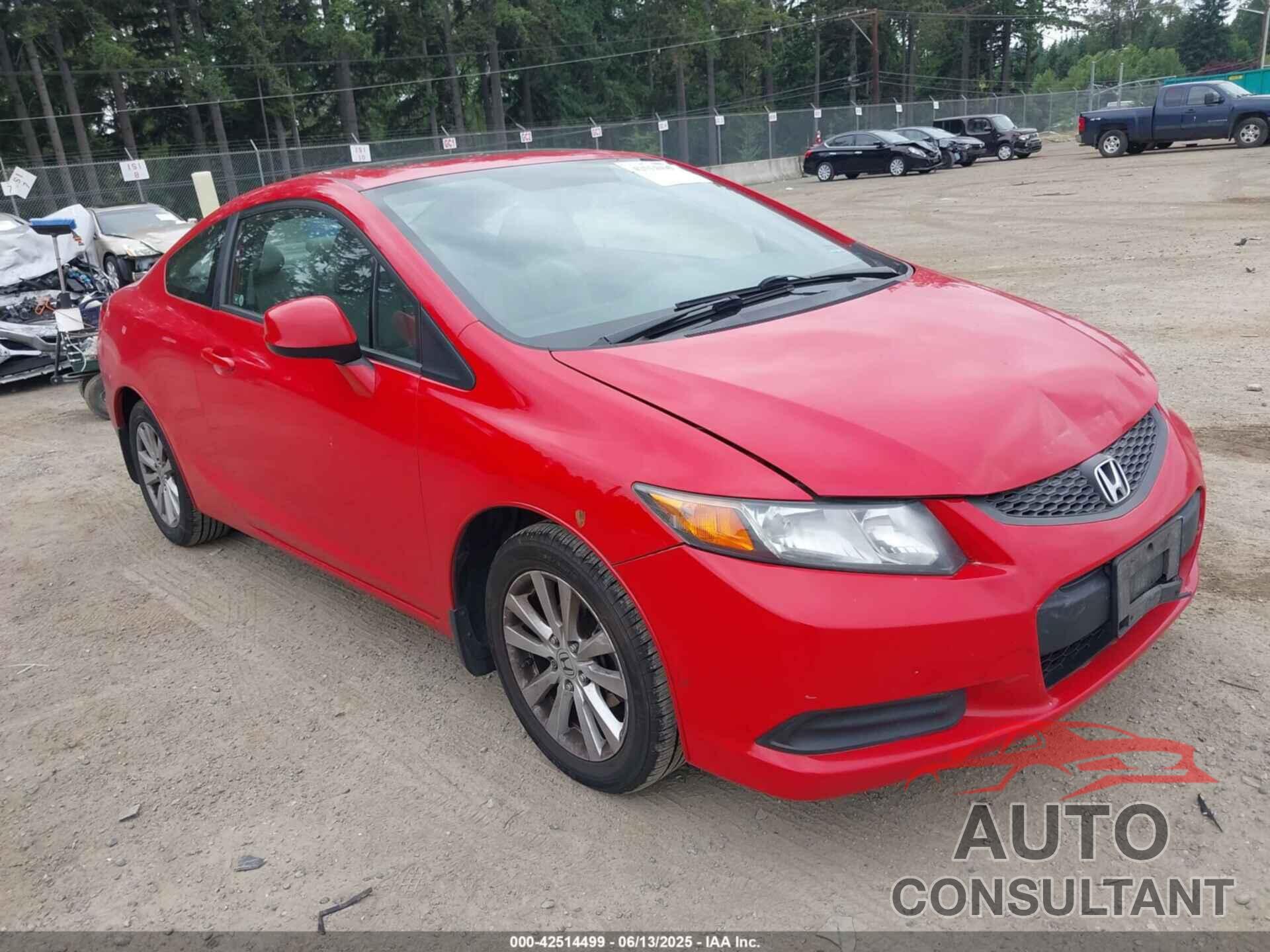 HONDA CIVIC 2012 - 2HGFG3B09CH512653