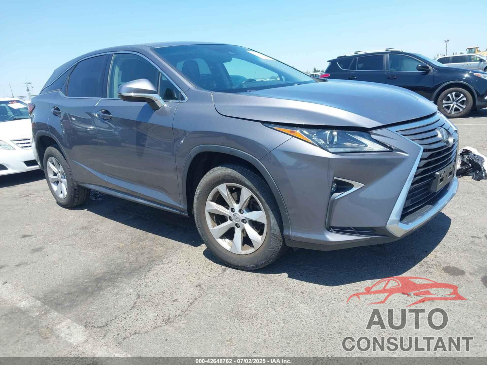 LEXUS RX 350 2017 - 2T2ZZMCA1HC072458