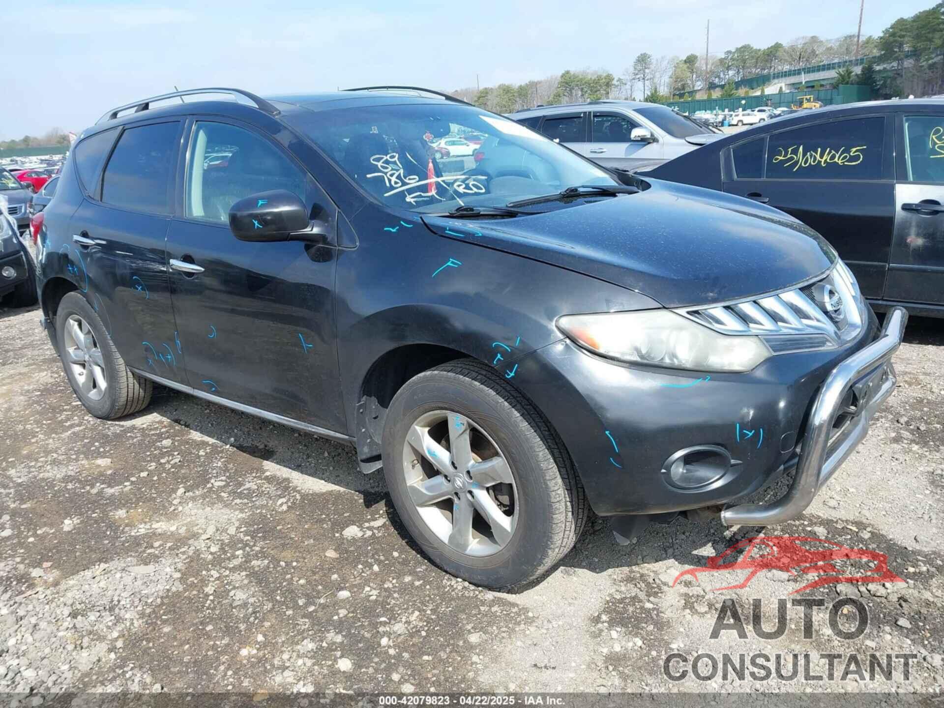 NISSAN MURANO 2010 - JN8AZ1MW6AW126459