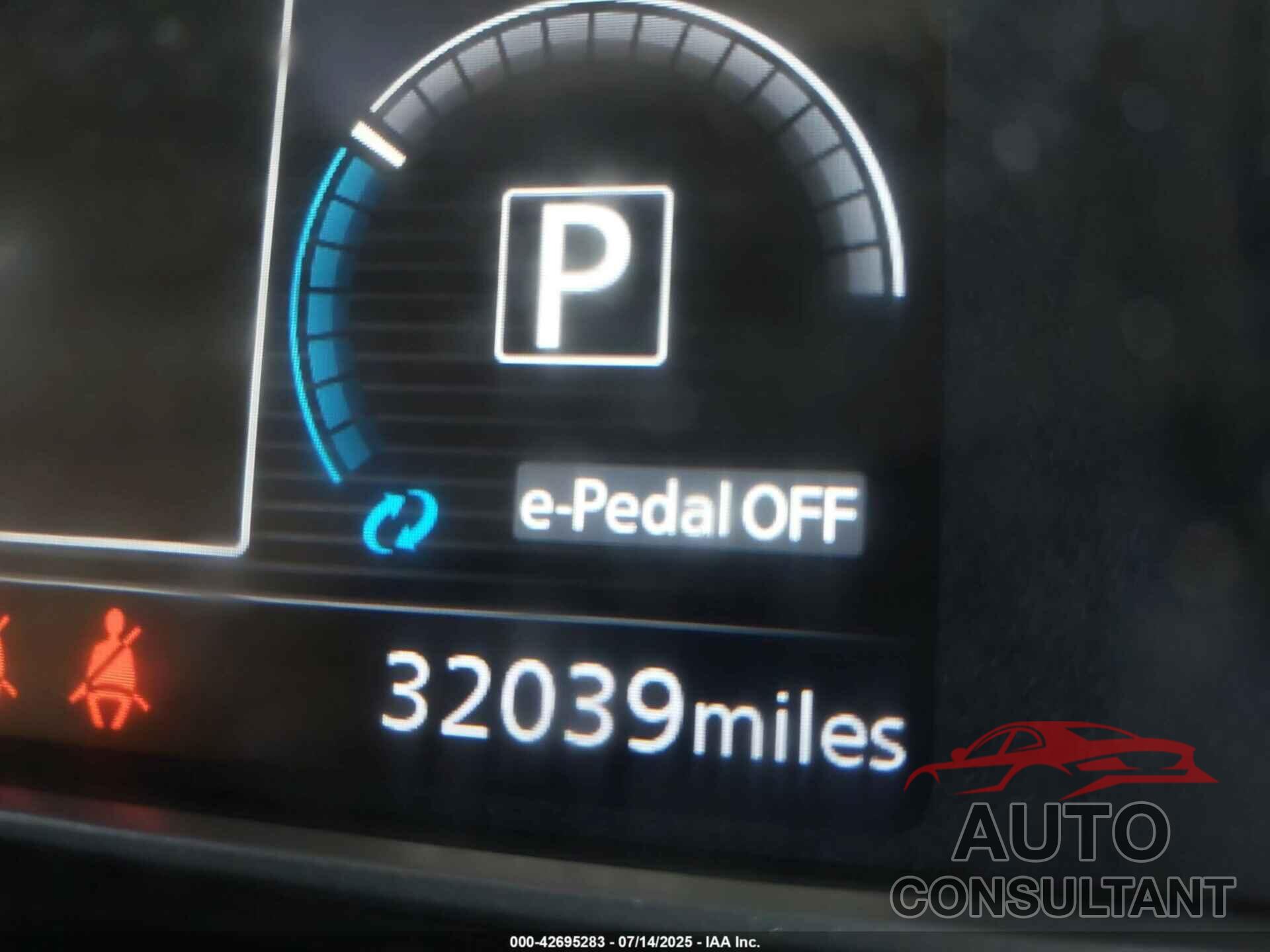 NISSAN LEAF 2022 - 1N4AZ1CVXNC550826