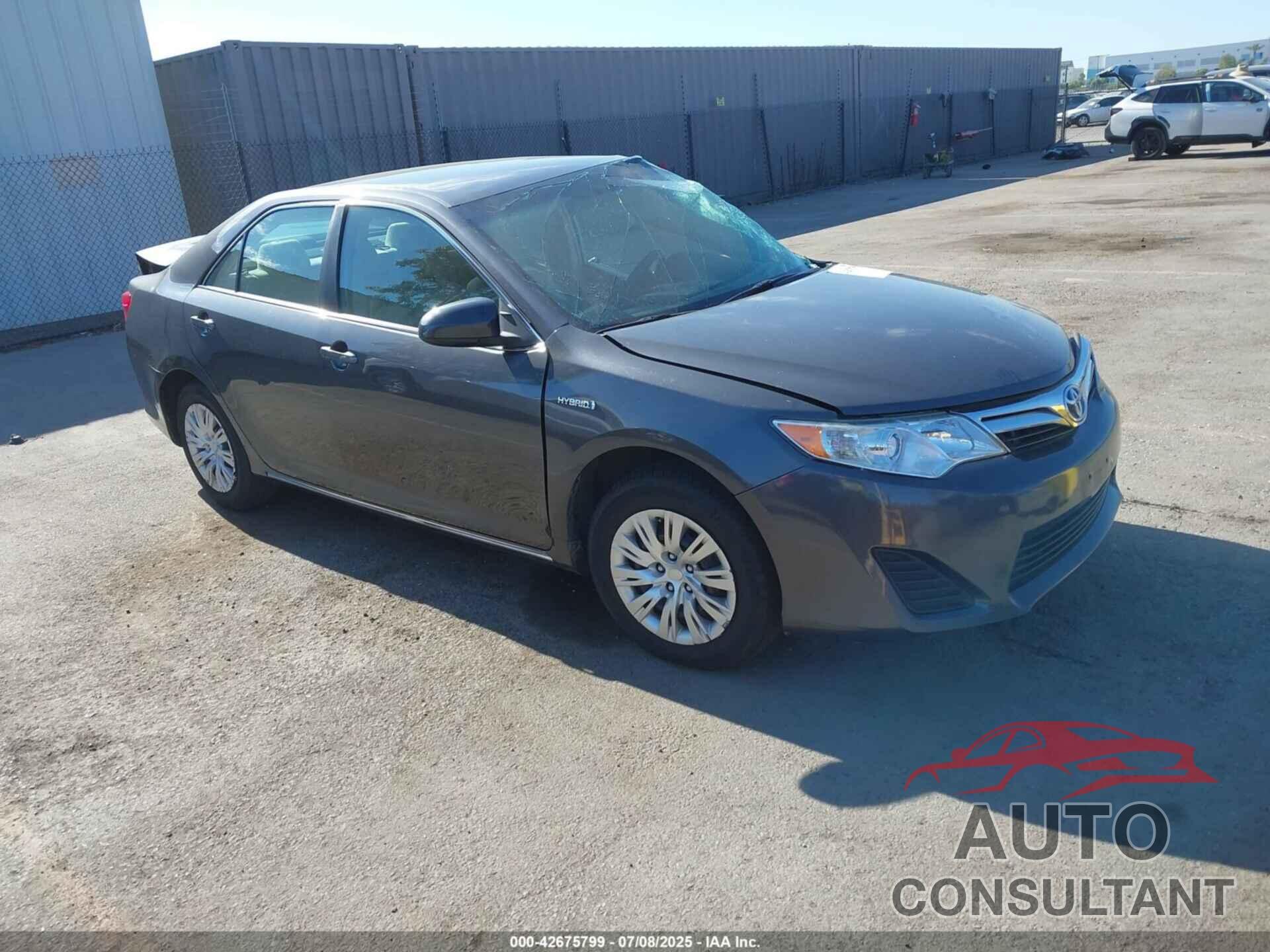 TOYOTA CAMRY HYBRID 2012 - 4T1BD1FK8CU016869