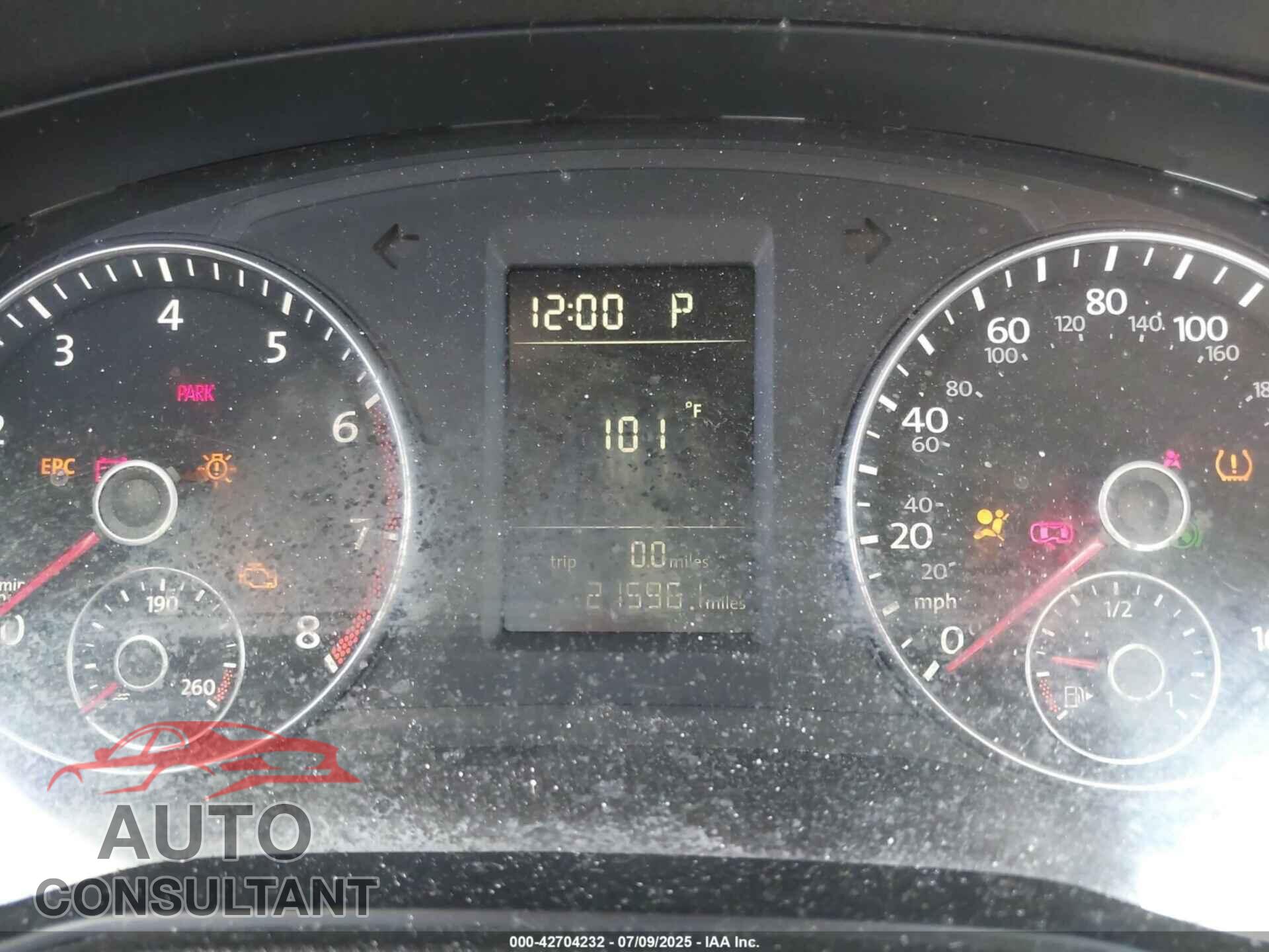 VOLKSWAGEN PASSAT 2012 - 1VWAP7A37CC041663
