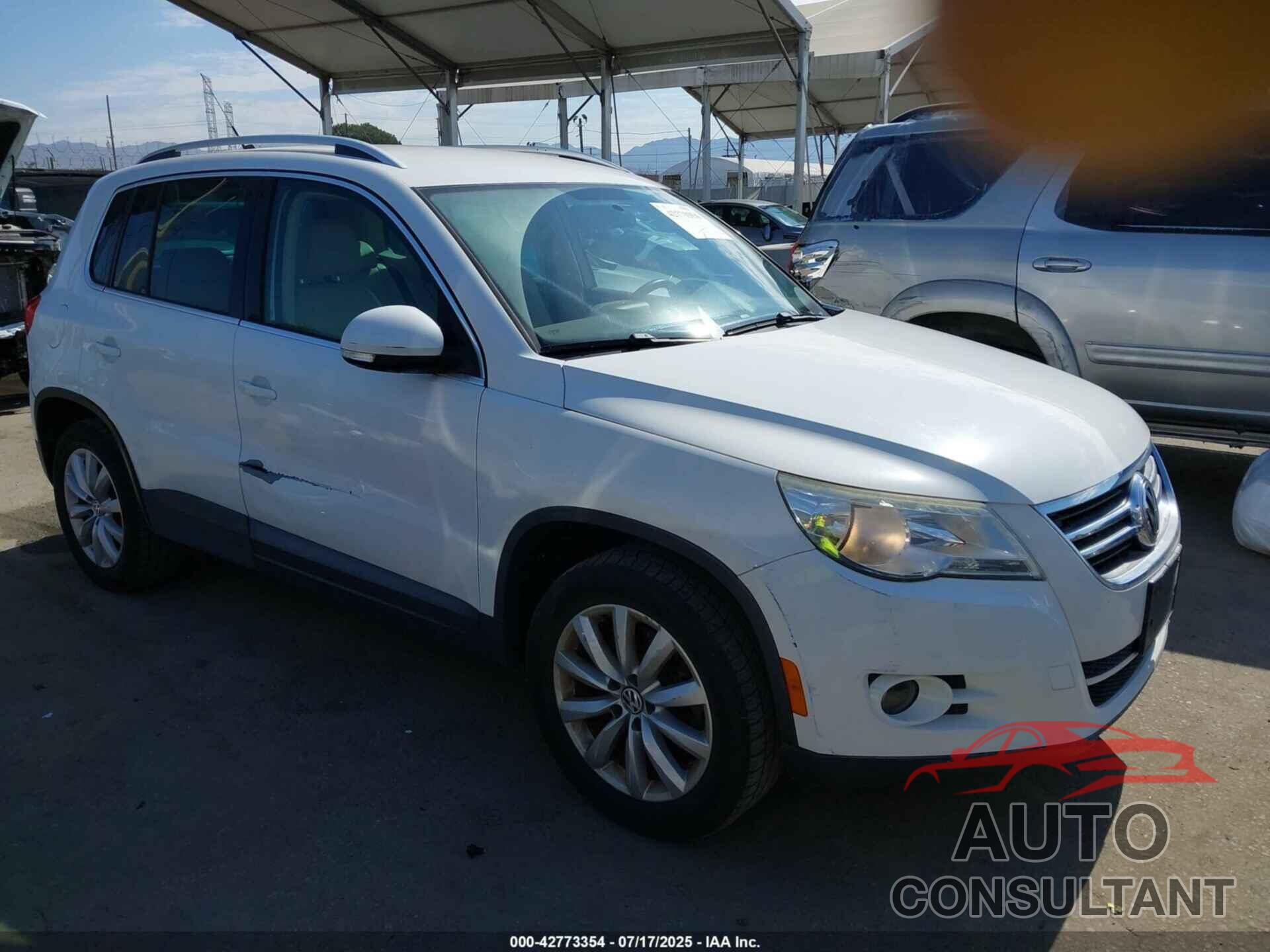 VOLKSWAGEN TIGUAN 2011 - WVGBV7AXXBW554267