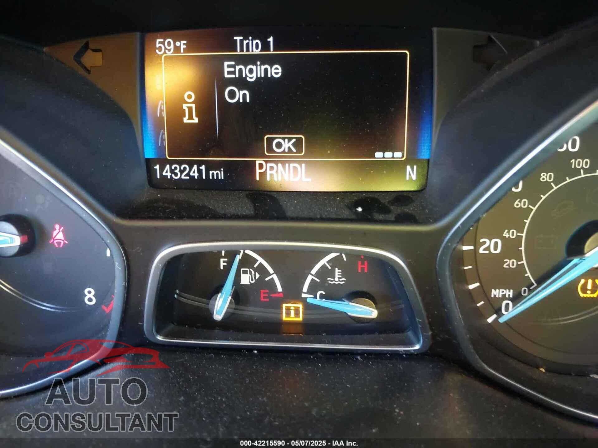 FORD FOCUS 2017 - 1FADP3F24HL304407
