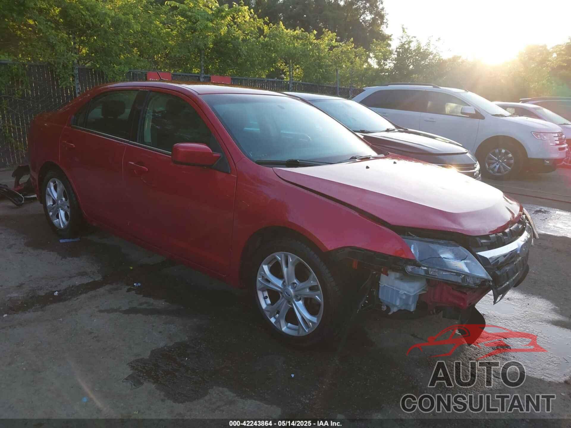 FORD FUSION 2012 - 3FAHP0HA6CR258691