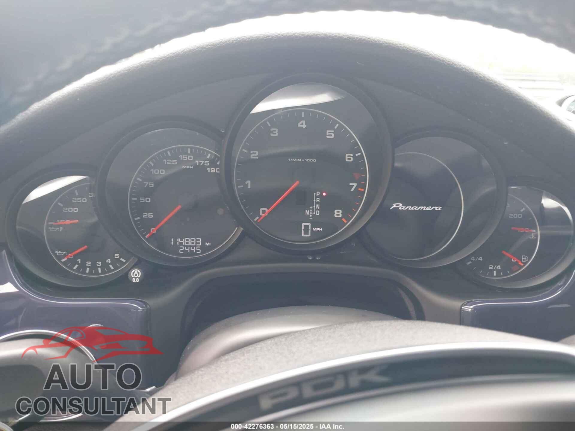 PORSCHE PANAMERA 2011 - WP0AA2A7XBL013459