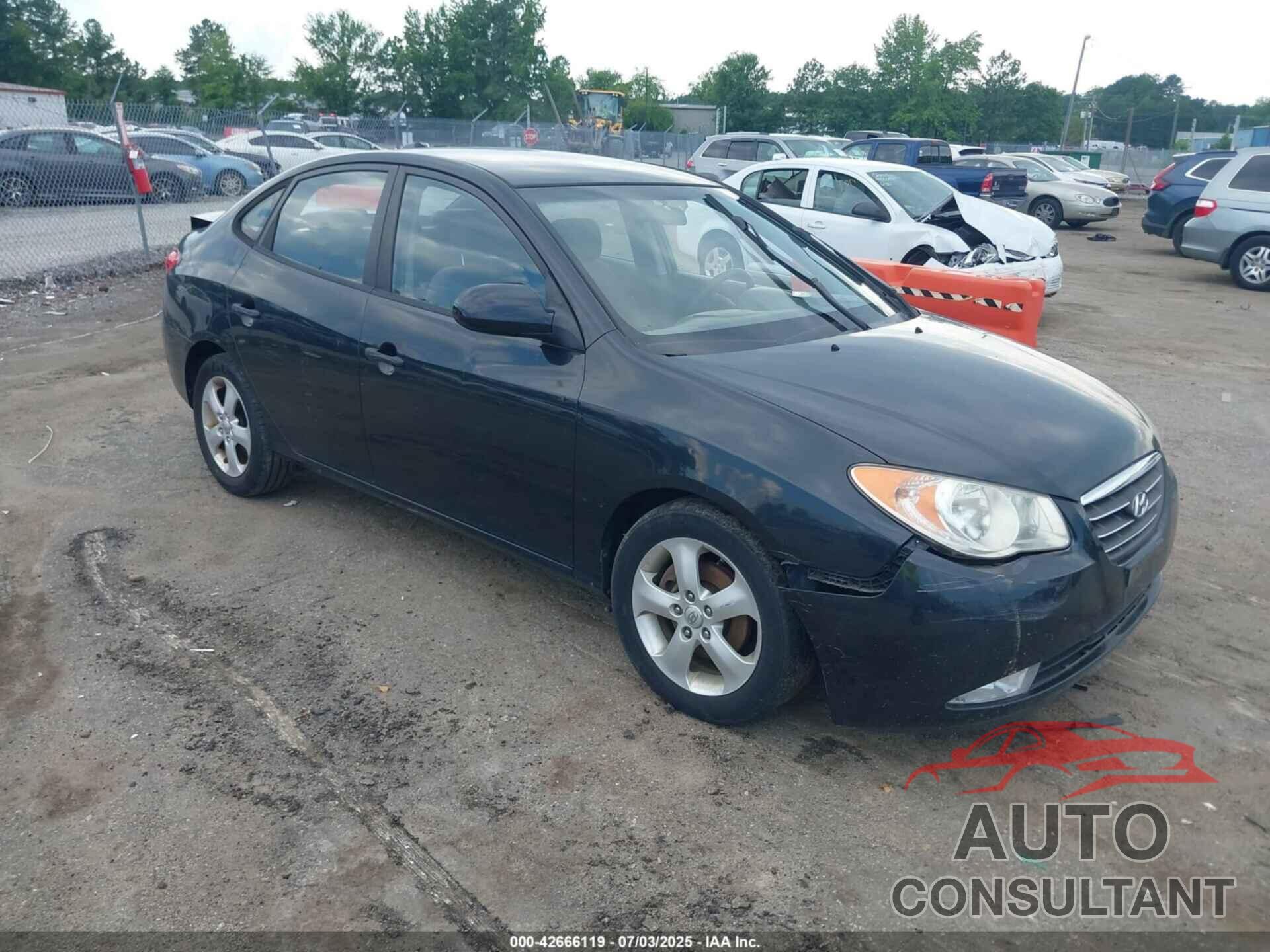 HYUNDAI ELANTRA 2009 - KMHDU46DX9U655291