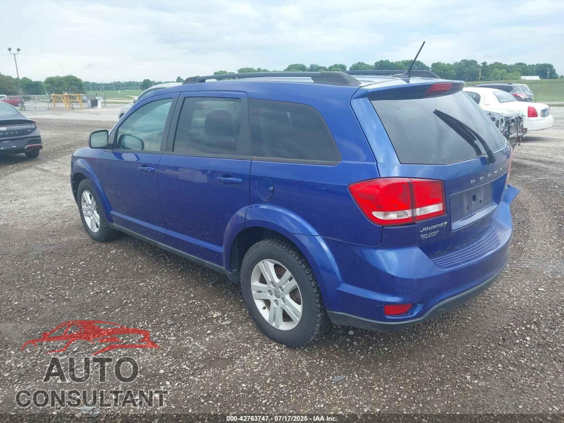 DODGE JOURNEY 2012 - 3C4PDCBB2CT341667