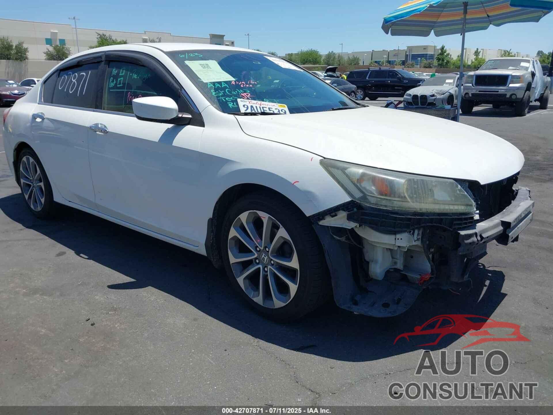 HONDA ACCORD 2014 - 1HGCR2F59EA068883