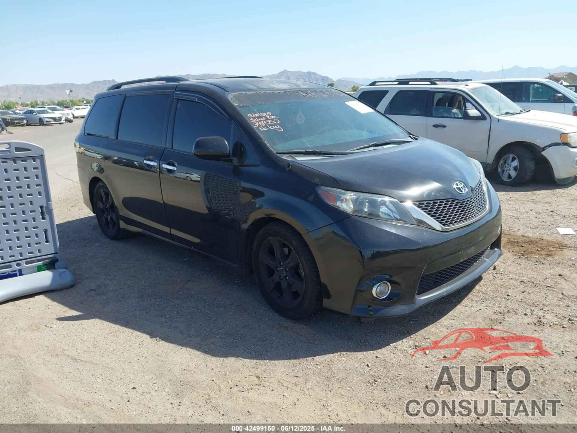 TOYOTA SIENNA 2013 - 5TDXK3DCXDS348552
