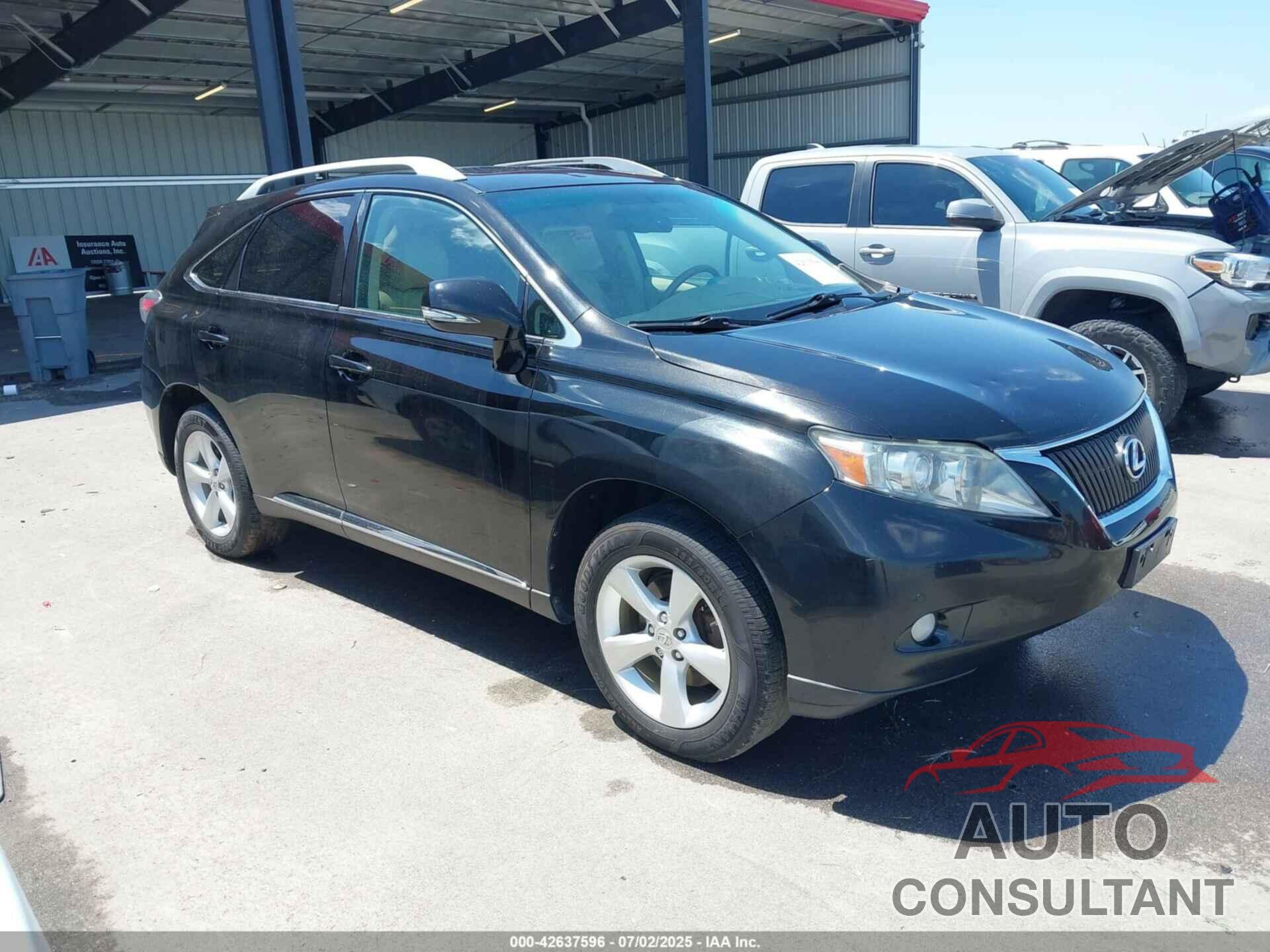 LEXUS RX 350 2011 - 2T2BK1BA2BC113712