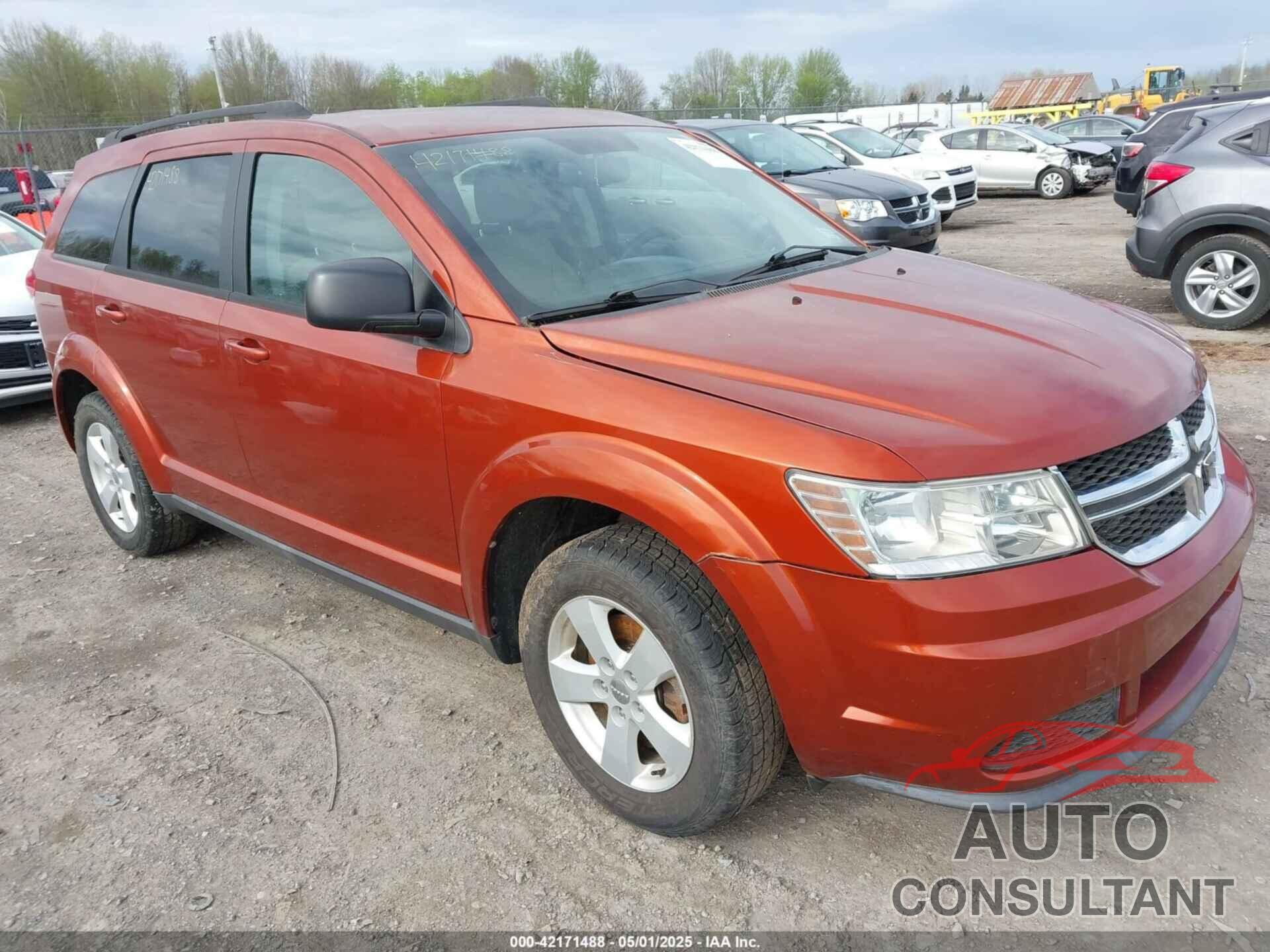 DODGE JOURNEY 2013 - 3C4PDCAB9DT508559