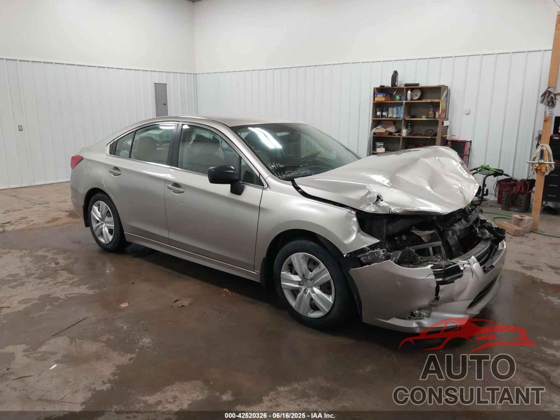 SUBARU LEGACY 2016 - 4S3BNBA62G3025757