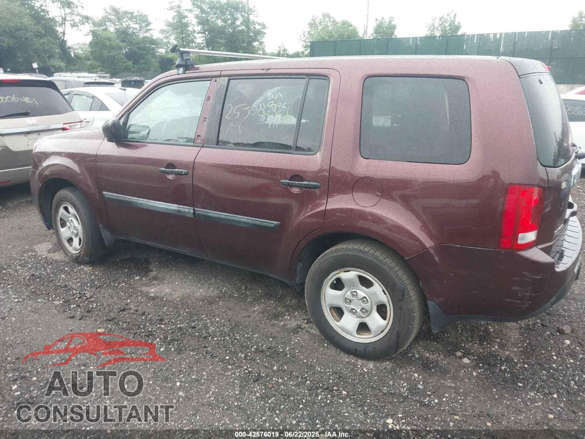 HONDA PILOT 2013 - 5FNYF4H20DB074962