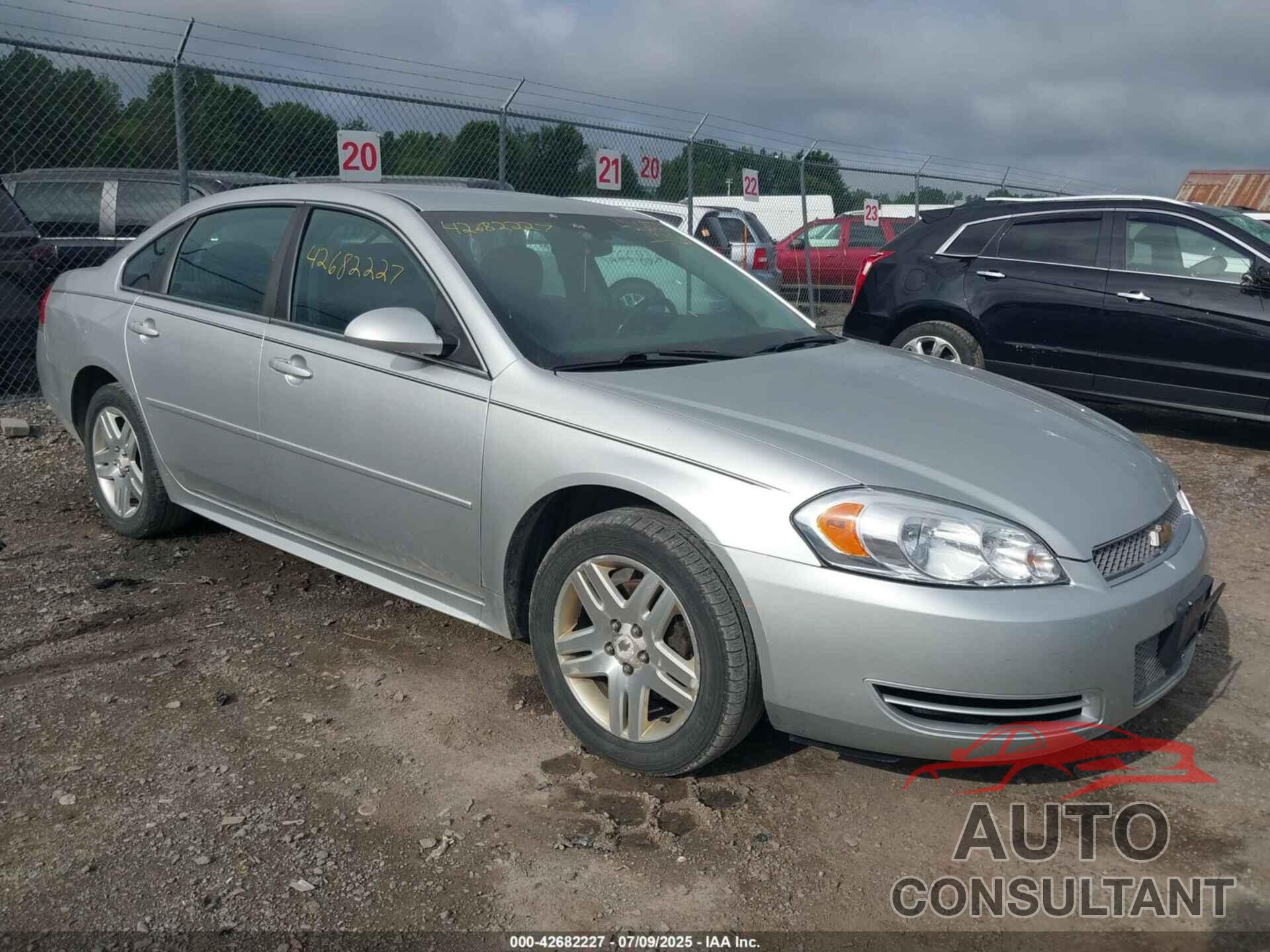 CHEVROLET IMPALA 2012 - 2G1WG5E39C1277267