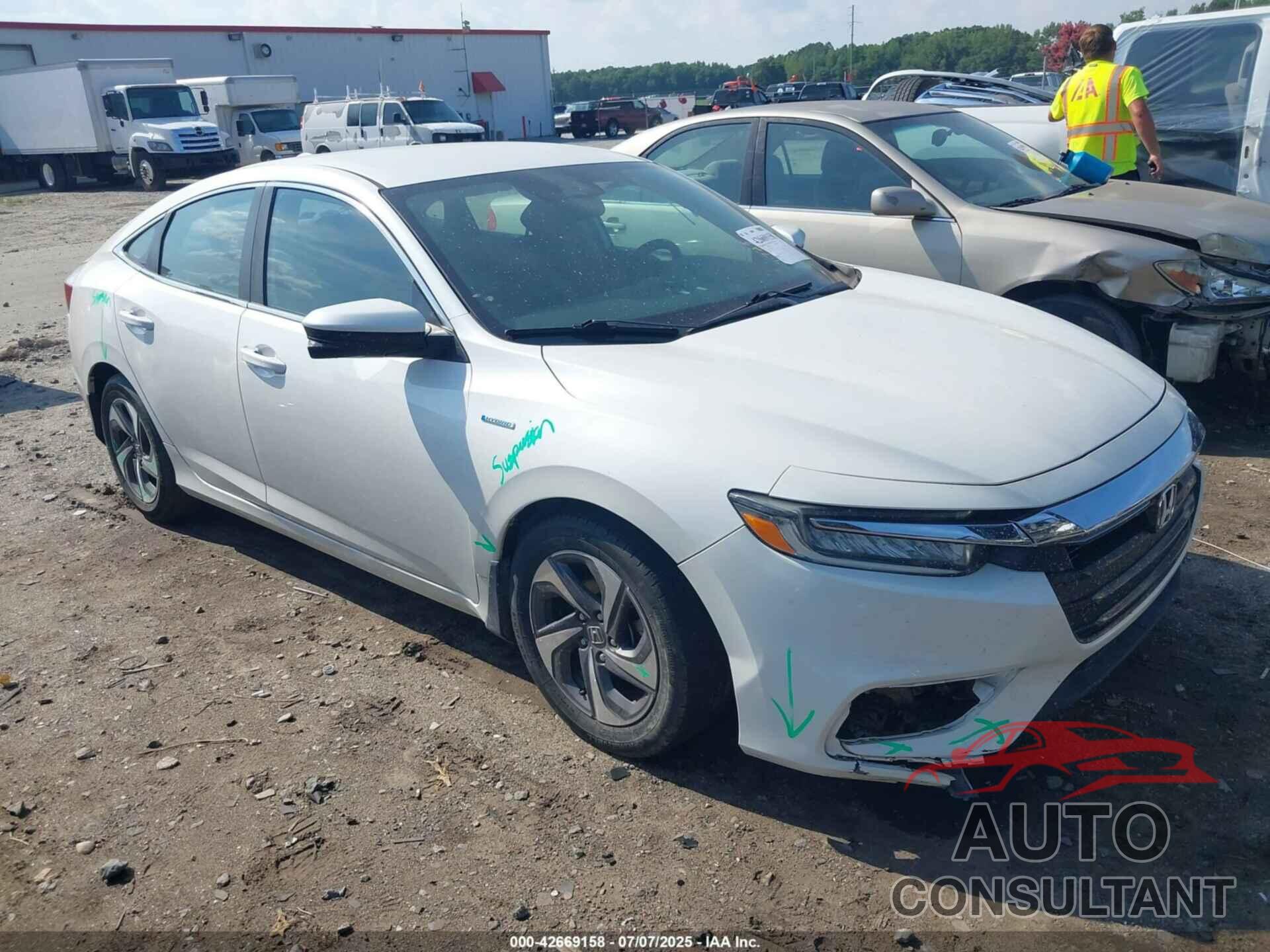HONDA INSIGHT 2019 - 19XZE4F59KE029834