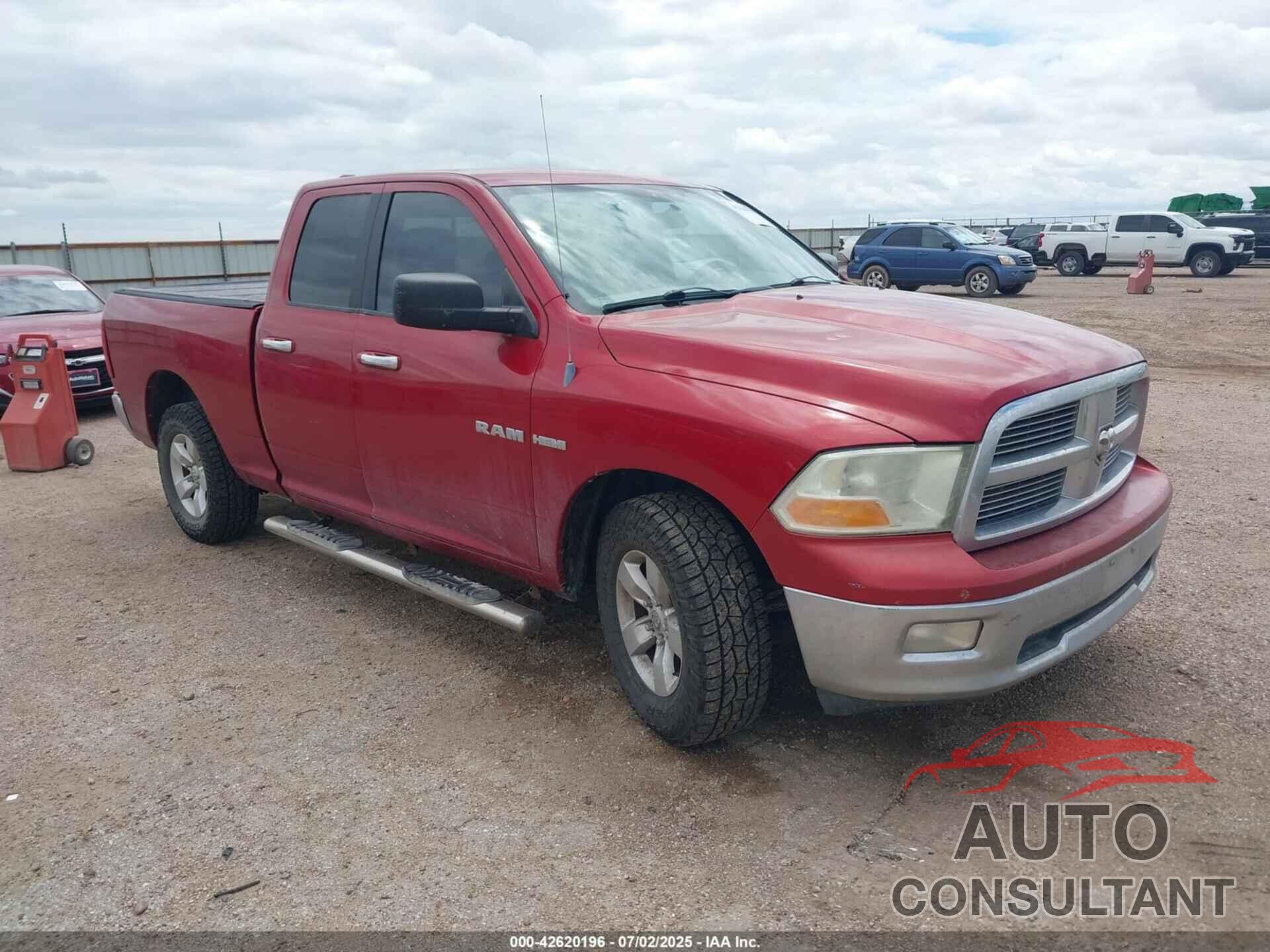 DODGE RAM 1500 2010 - 1D7RB1GTXAS112369