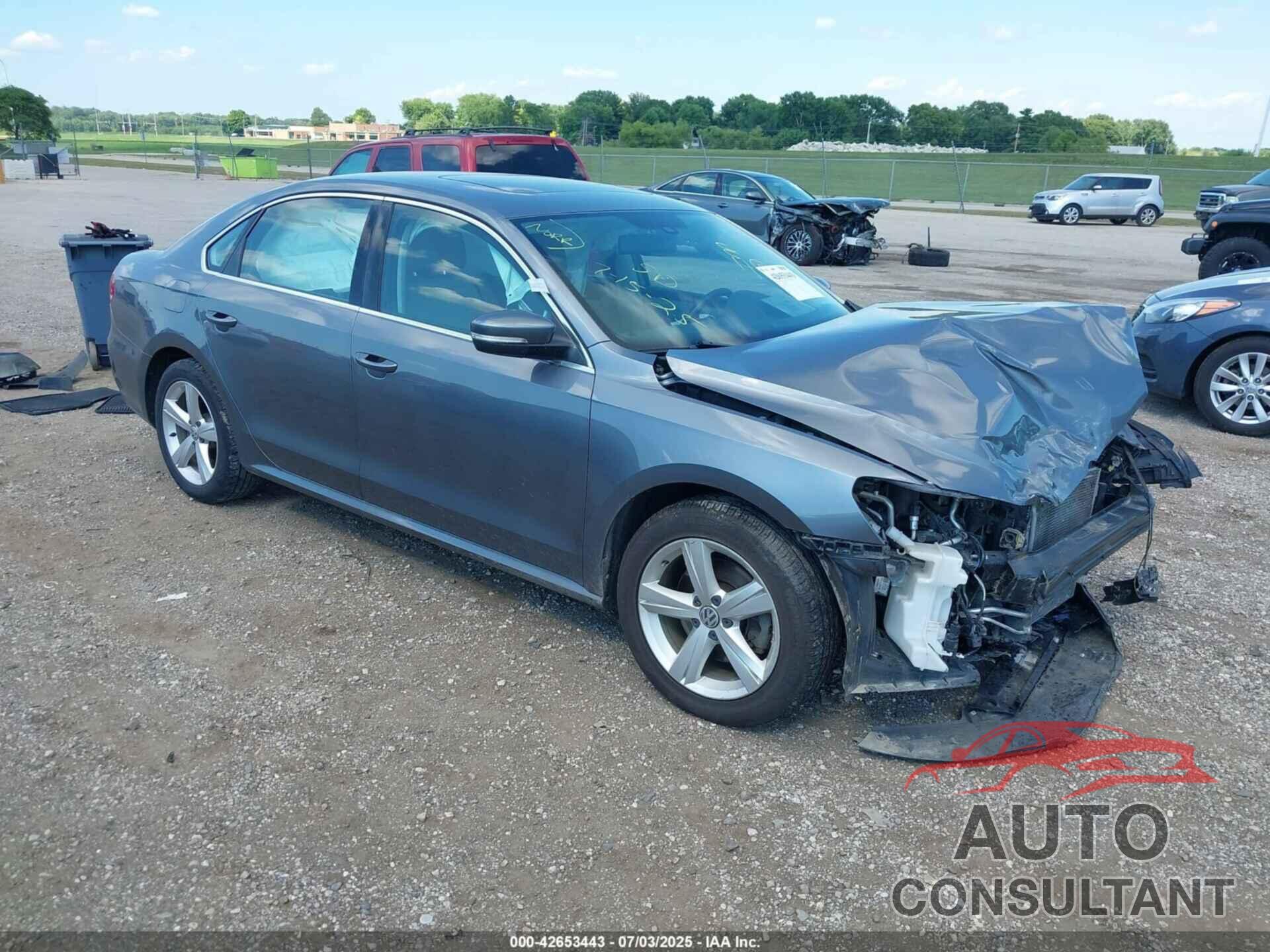 VOLKSWAGEN PASSAT 2013 - 1VWBN7A35DC126061