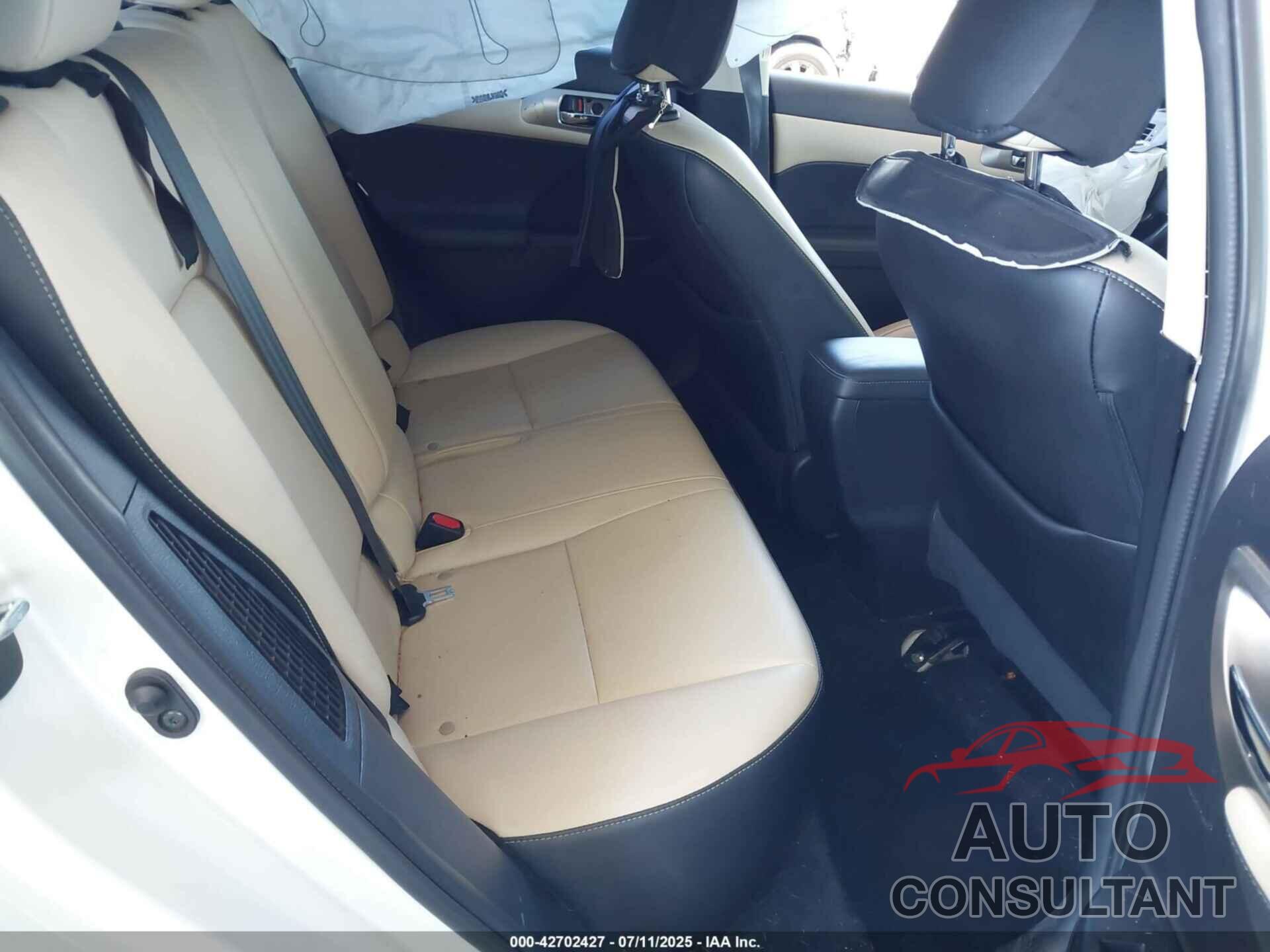 LEXUS CT 200H 2017 - JTHKD5BH6H2280289