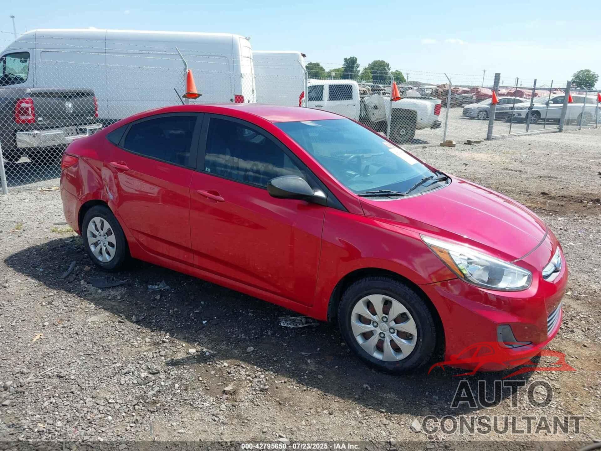 HYUNDAI ACCENT 2017 - KMHCT4AEXHU195109