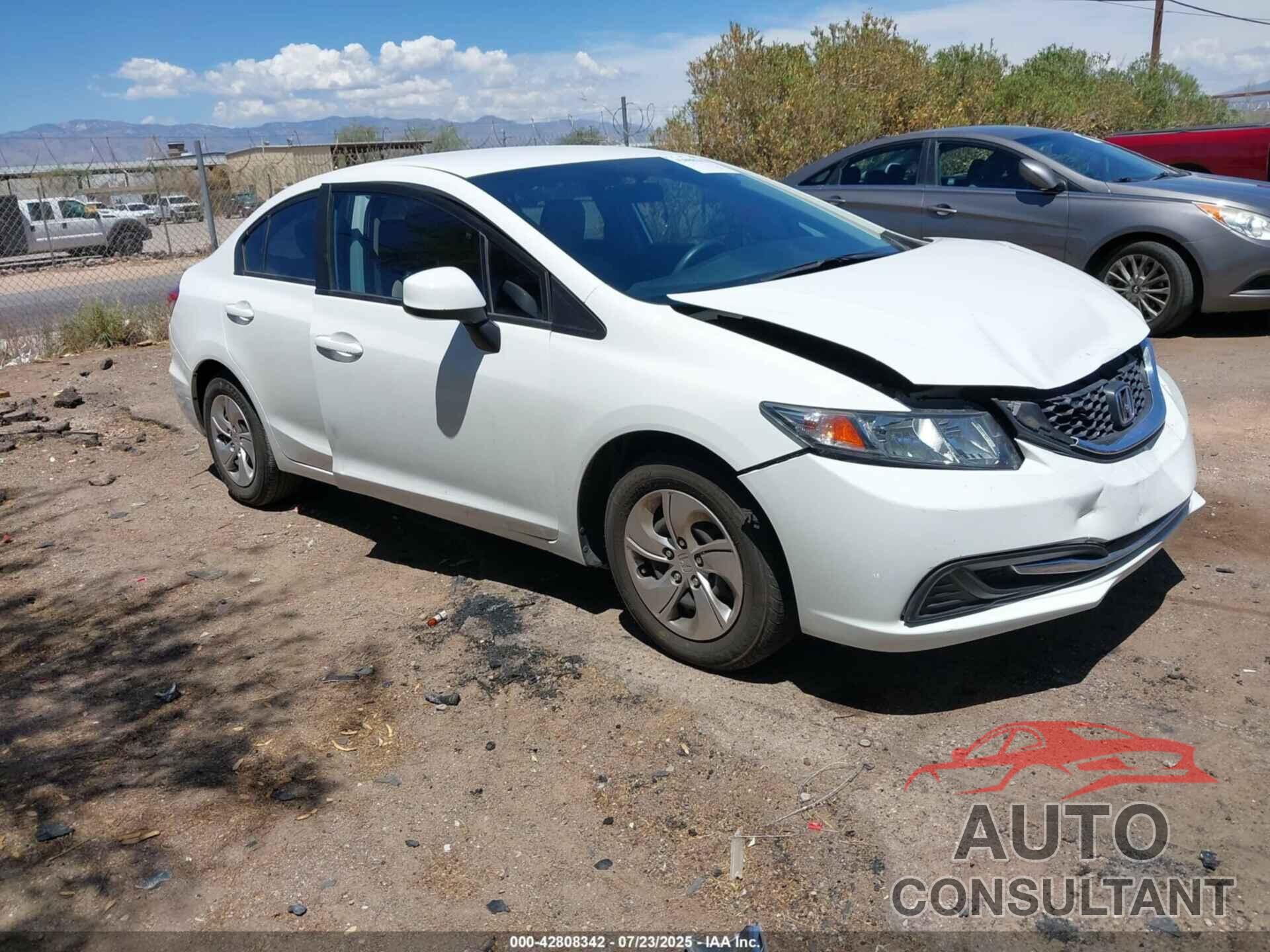 HONDA CIVIC 2013 - 2HGFB2F54DH545074