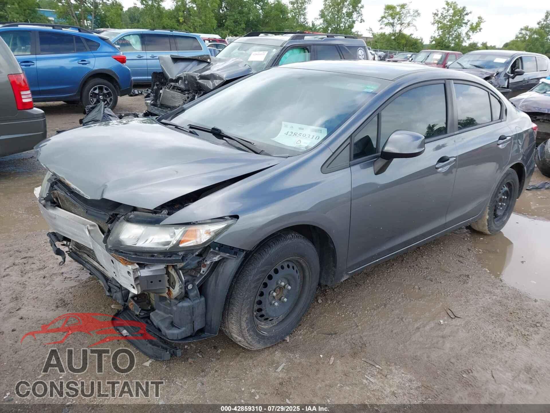 HONDA CIVIC 2013 - 19XFB2F57DE091378