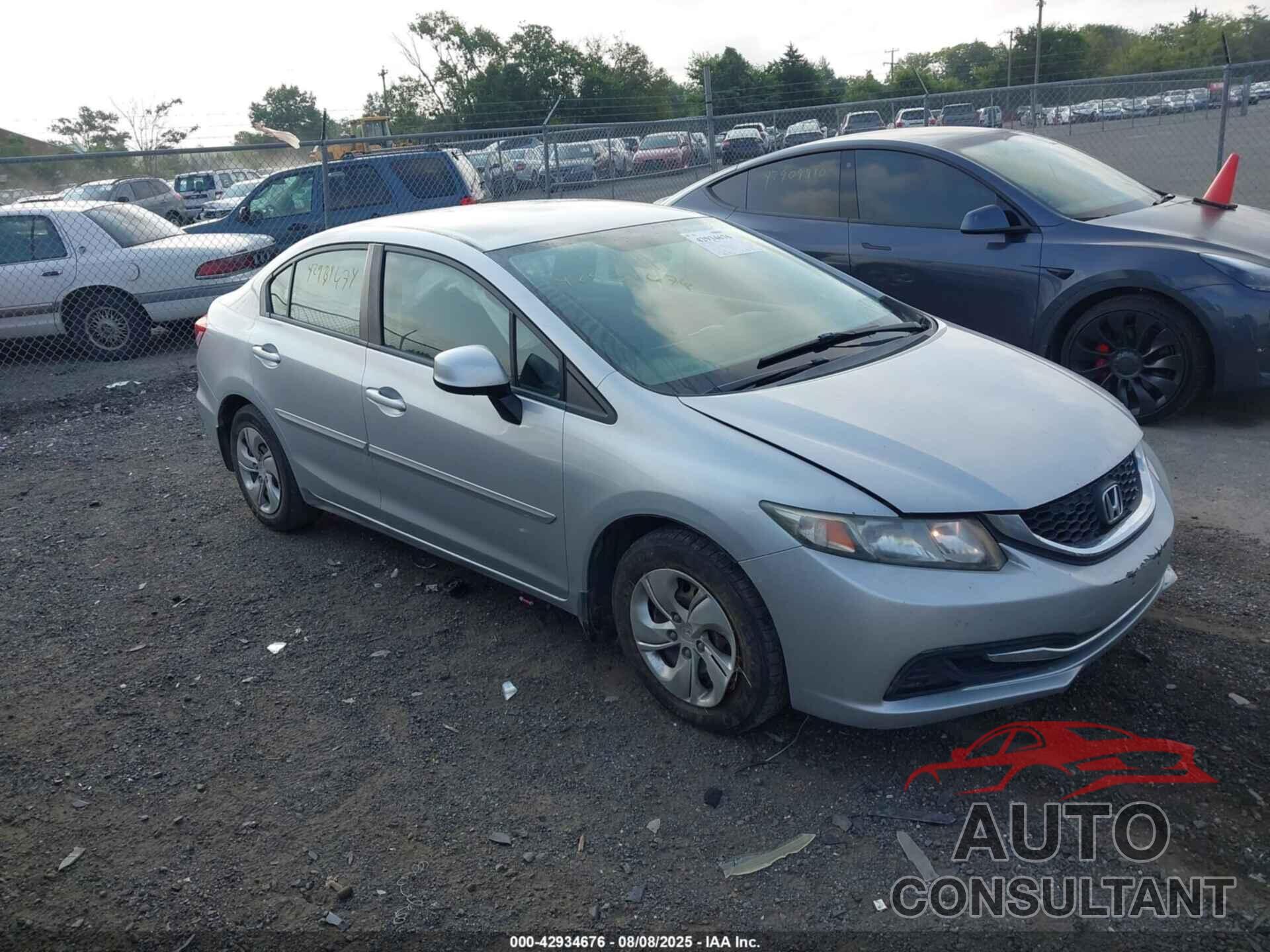 HONDA CIVIC 2013 - 2HGFB2F59DH537097