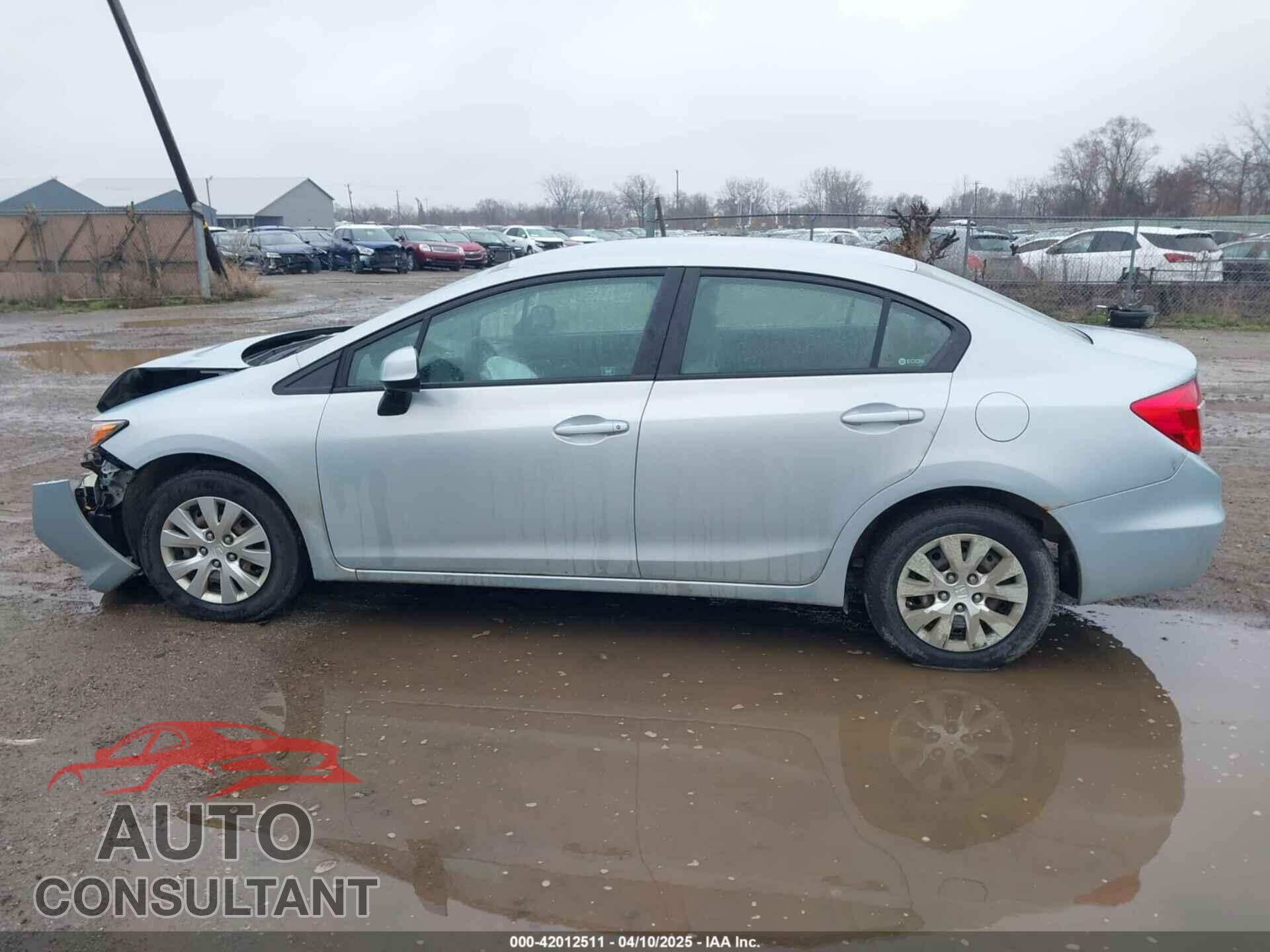 HONDA CIVIC 2012 - 19XFB2F50CE007402