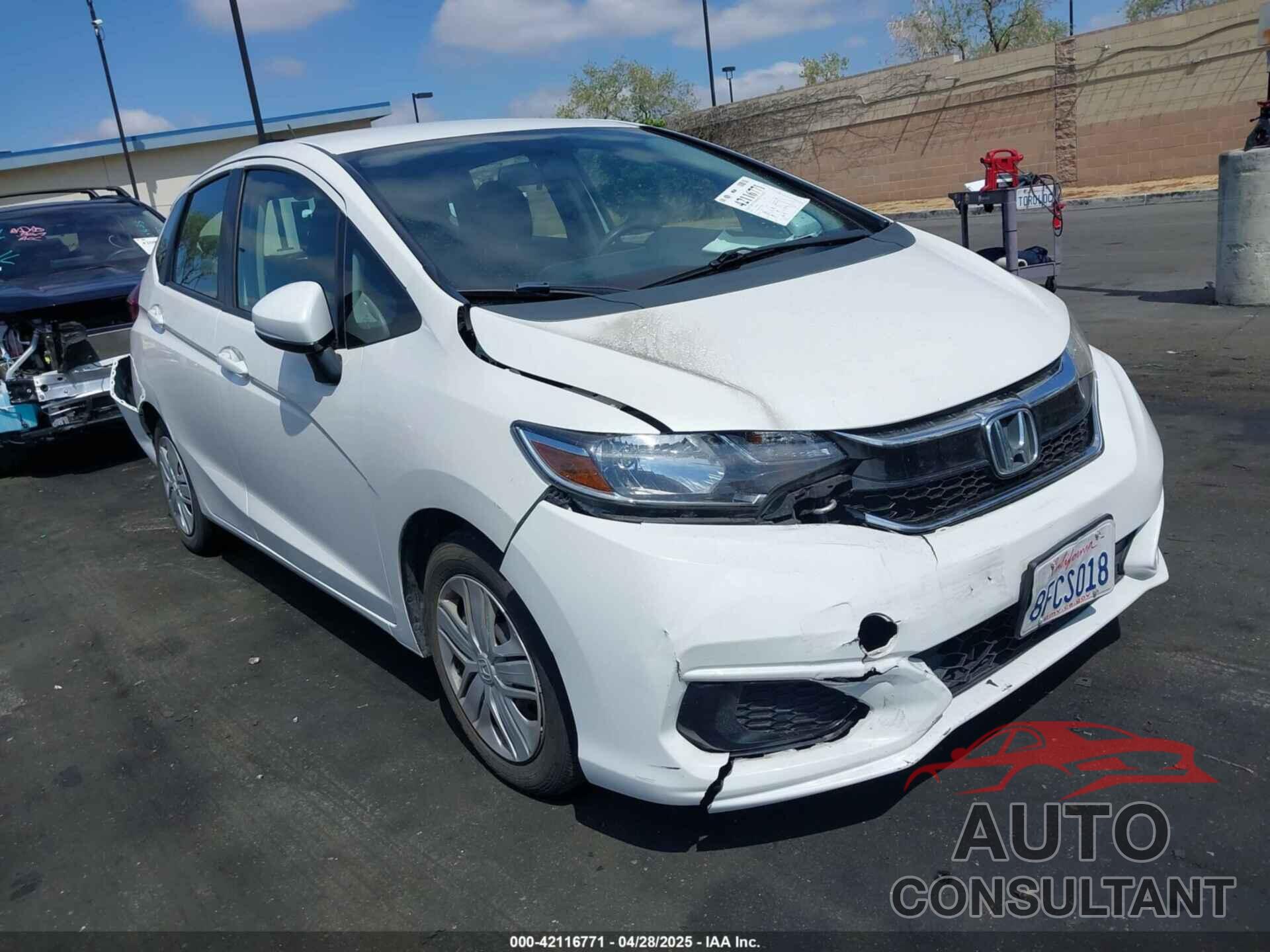 HONDA FIT 2019 - 3HGGK5H45KM701986