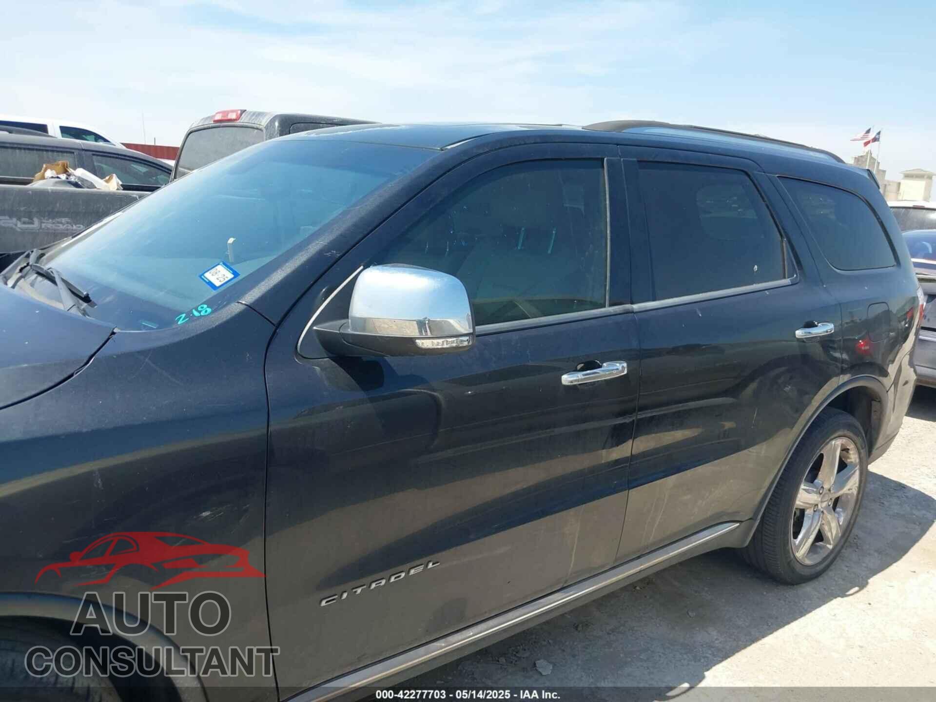 DODGE DURANGO 2013 - 1C4RDHEG9DC500291
