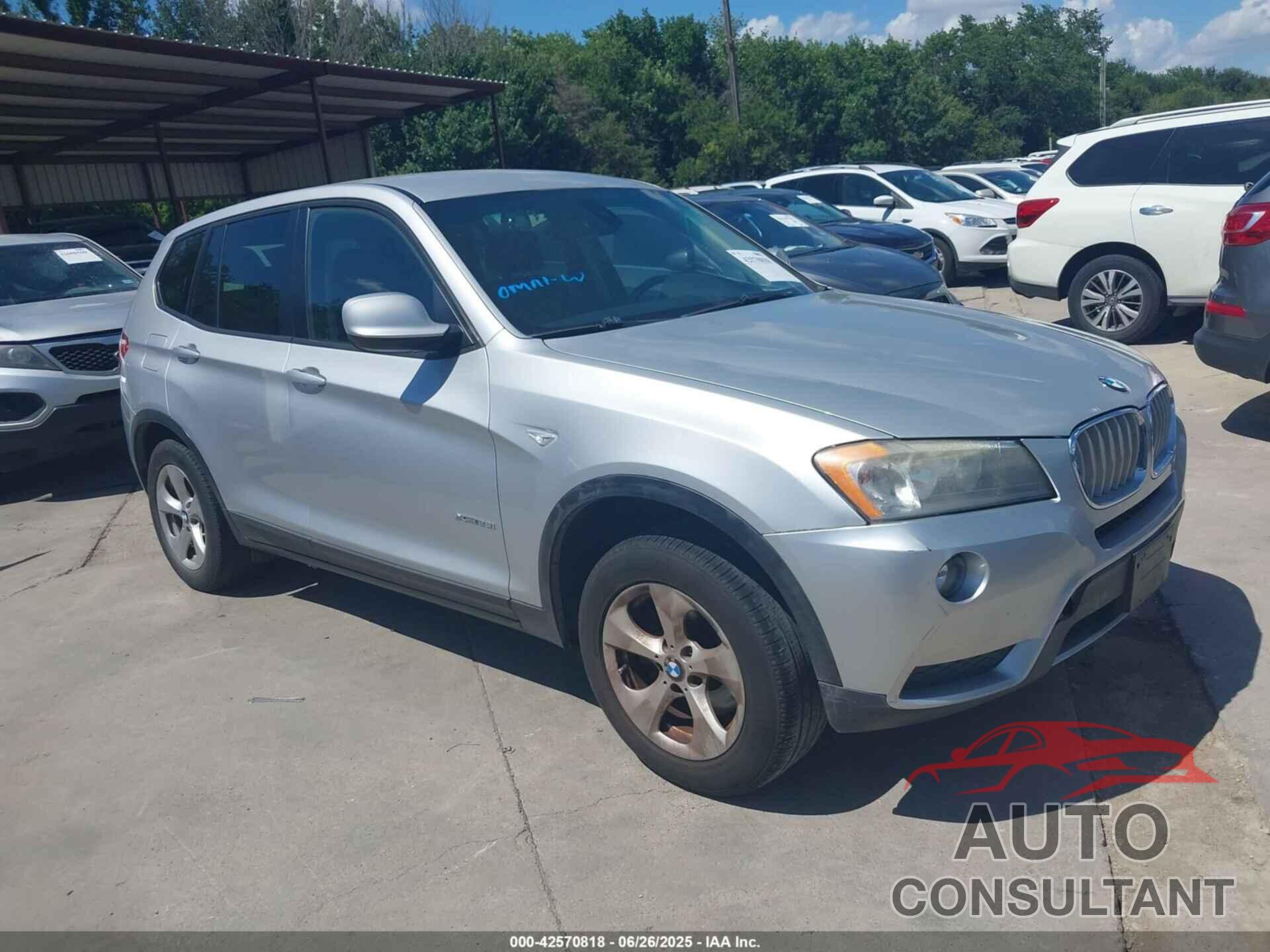 BMW X3 2011 - 5UXWX5C50BL709733