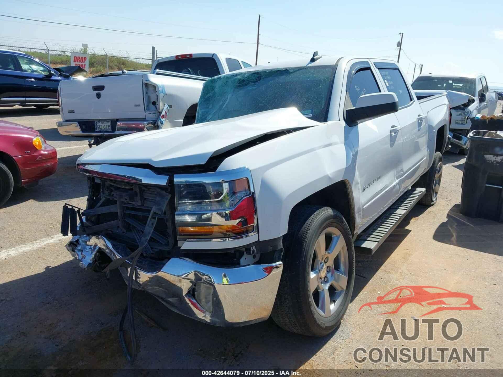 CHEVROLET SILVERADO 1500 2017 - 3GCPCRECXHG310726