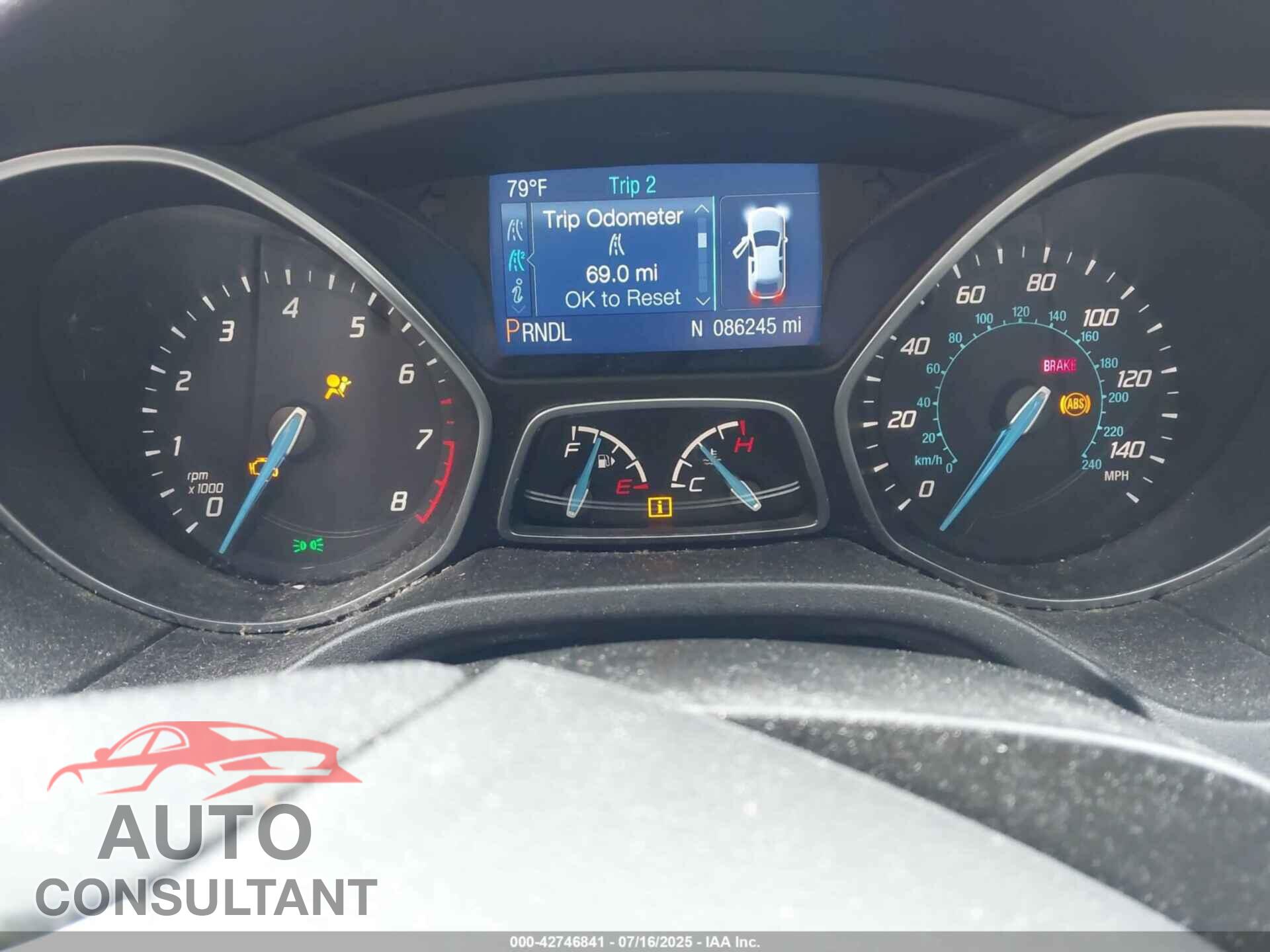 FORD FOCUS 2014 - 1FADP3F22EL397620