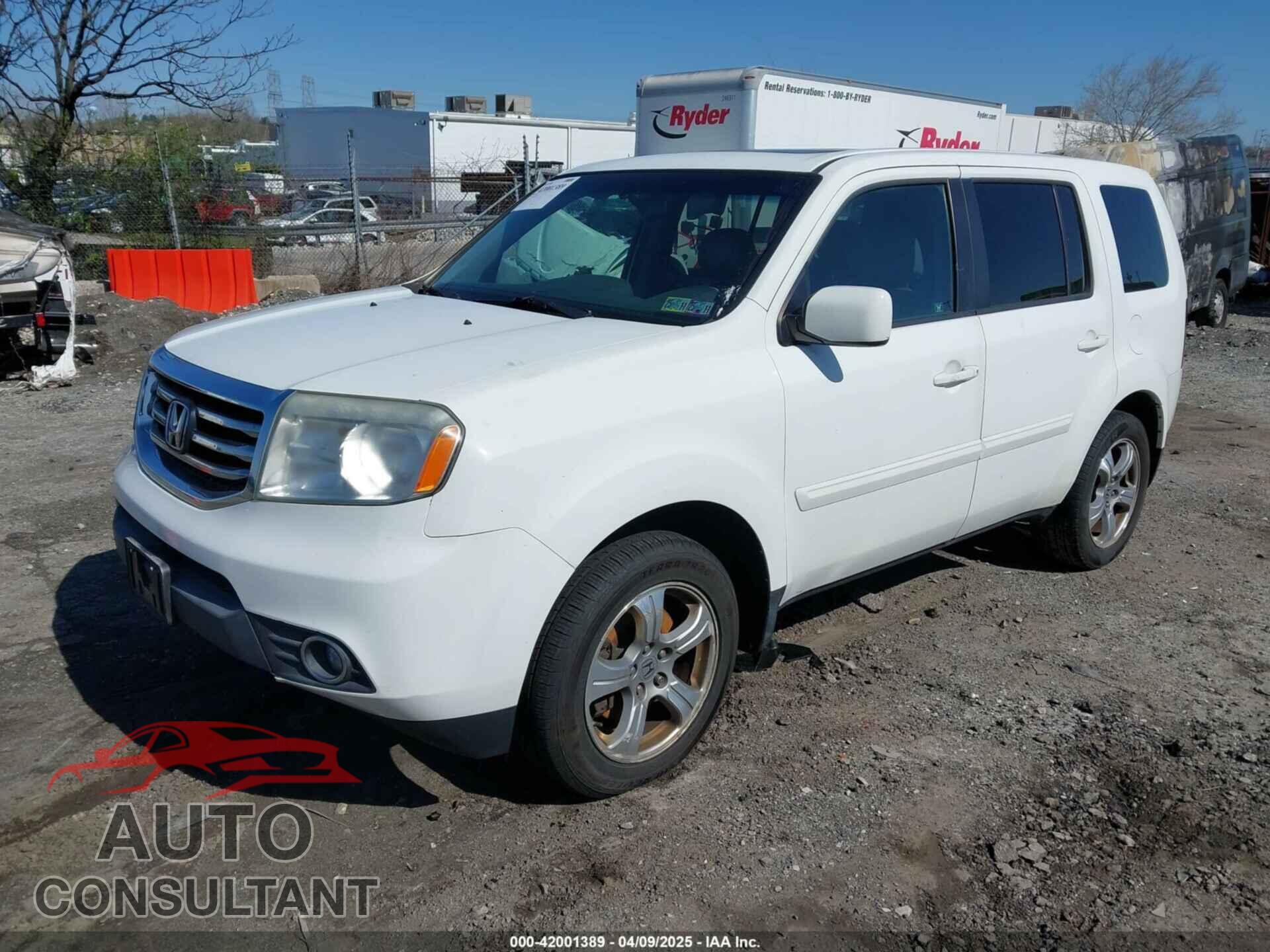HONDA PILOT 2012 - 5FNYF4H5XCB057255