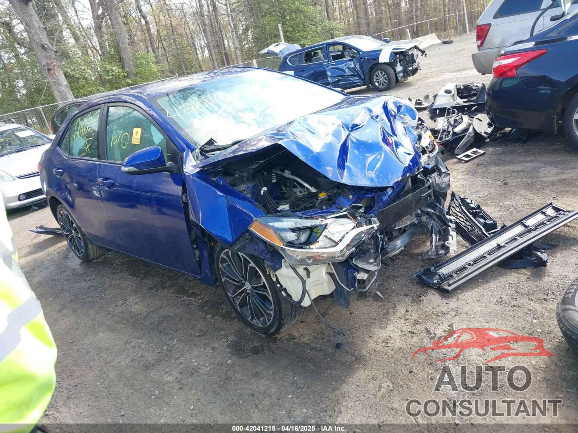 TOYOTA COROLLA 2015 - 2T1BURHE2FC361634