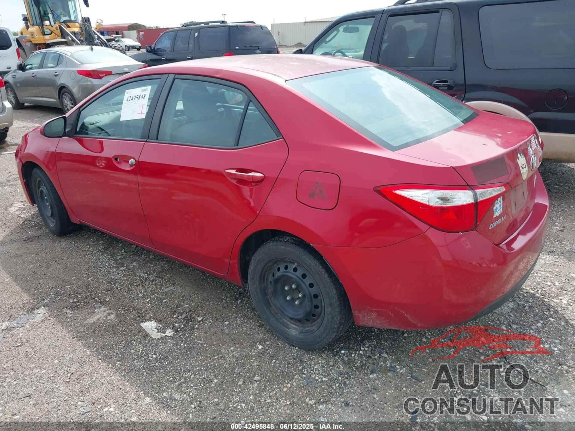 TOYOTA COROLLA 2015 - 2T1BURHE5FC471934
