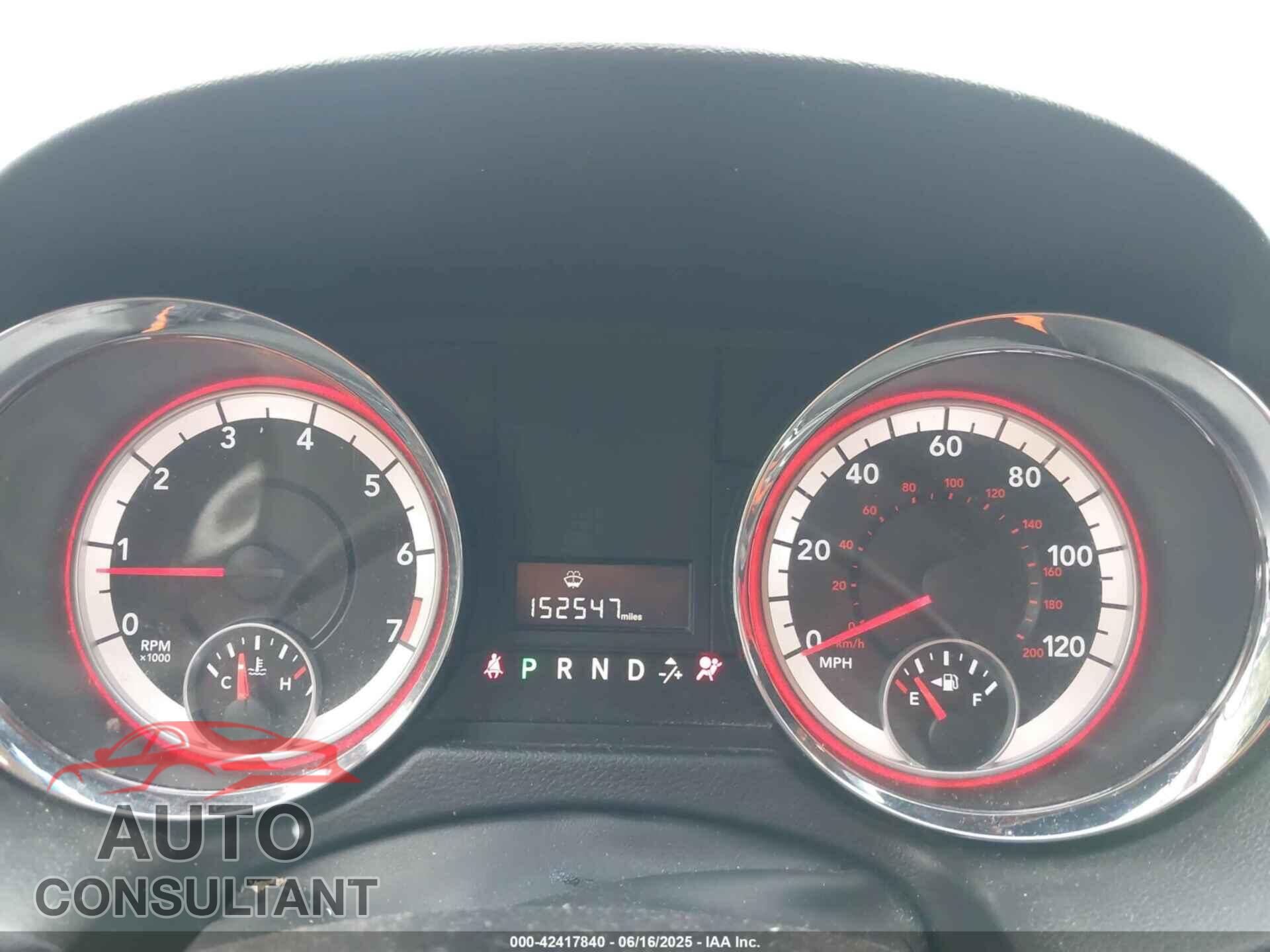 DODGE GRAND CARAVAN 2013 - 2C4RDGCG7DR644815